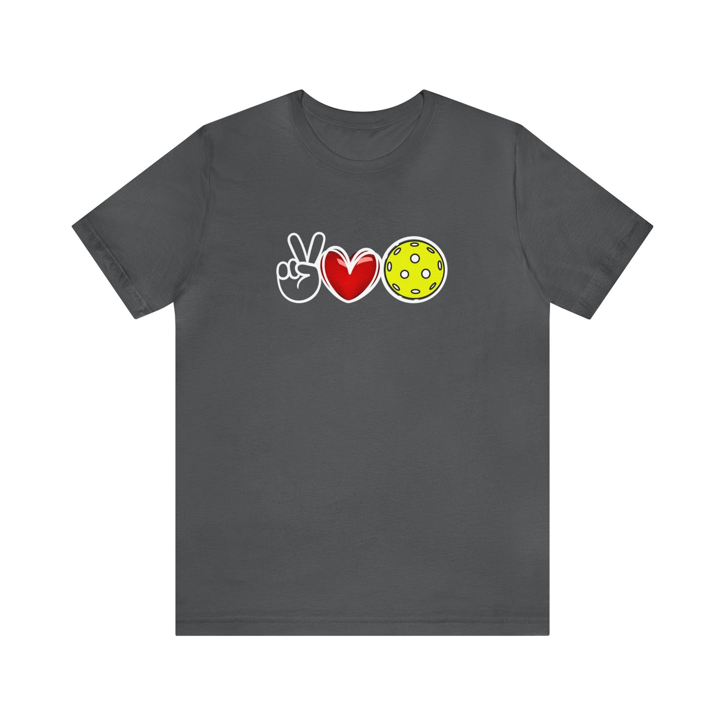 Peace, Love, Pickleball Super Cute Unisex Premium T-Shirt