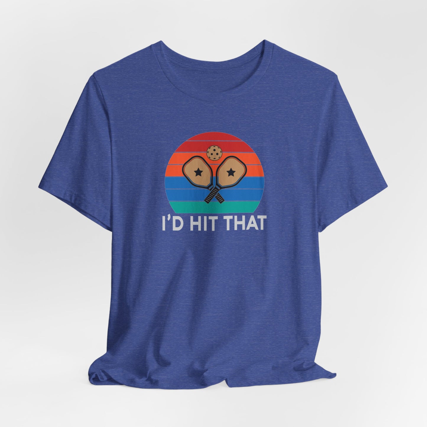 Unisex I'd Hit That Funny Premium Pickleball T-Shirt