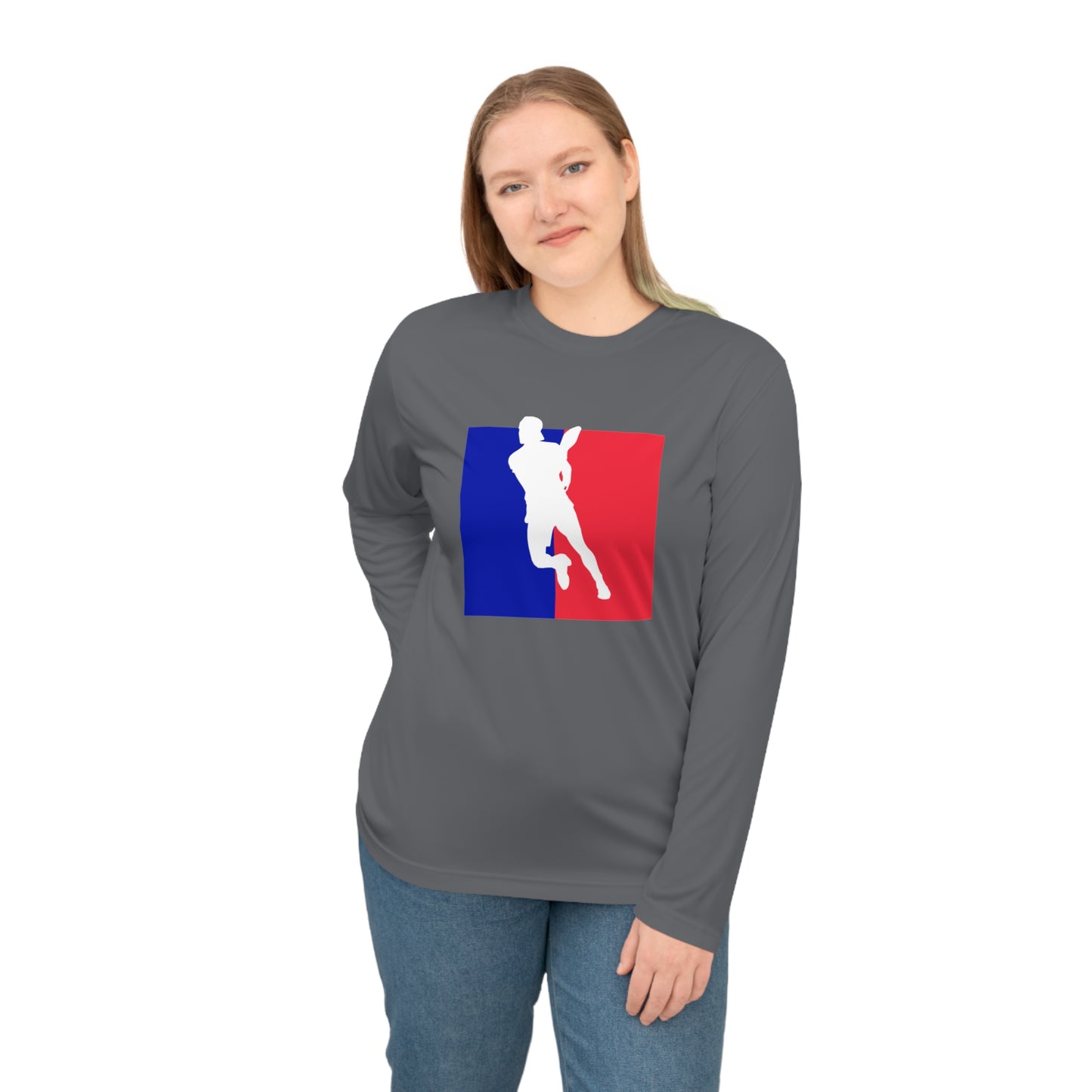 Unisex Pickleball Player Logo Performance Long Sleeve Shirt