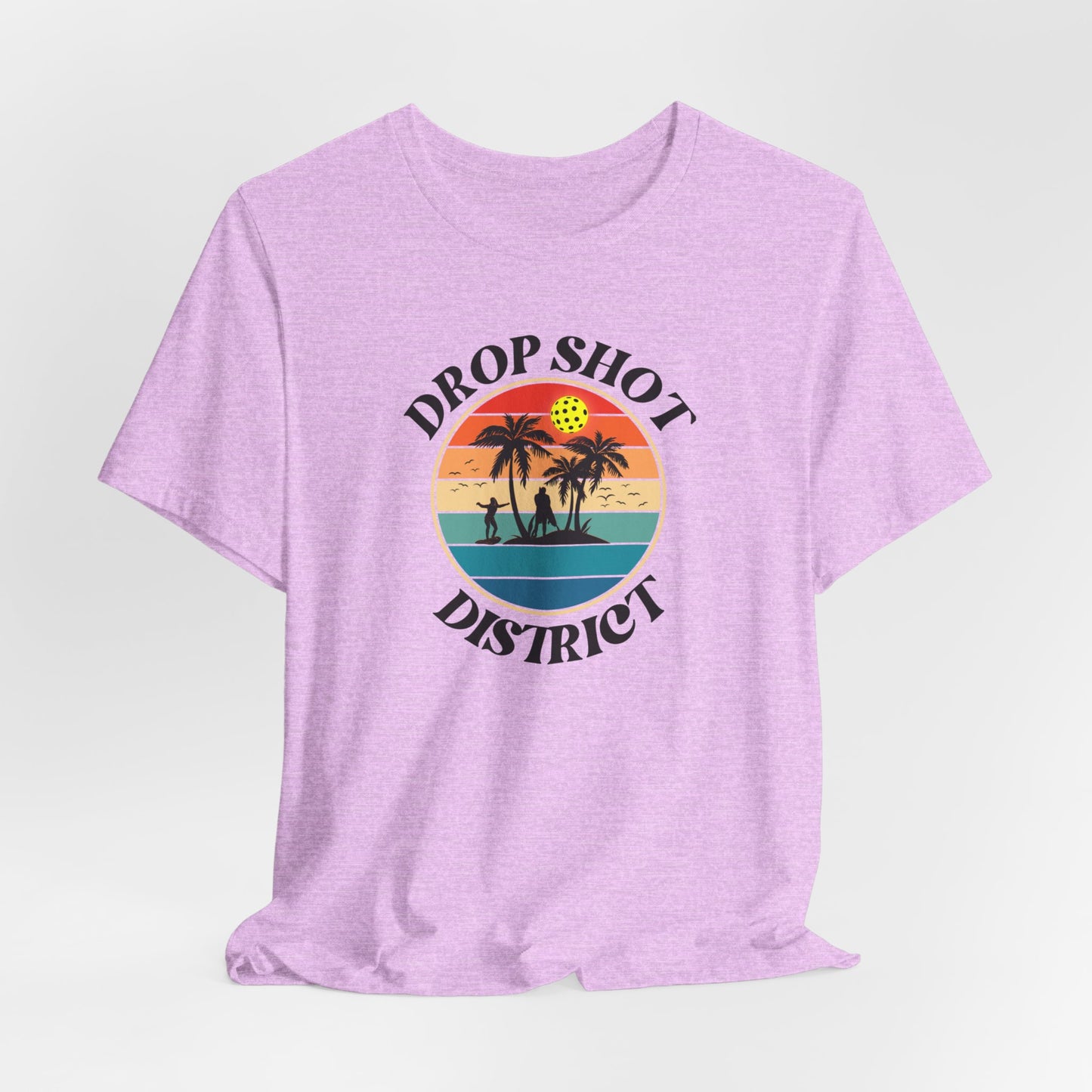 Unisex Drop Shot District Logo Premium Pickleball T-Shirt