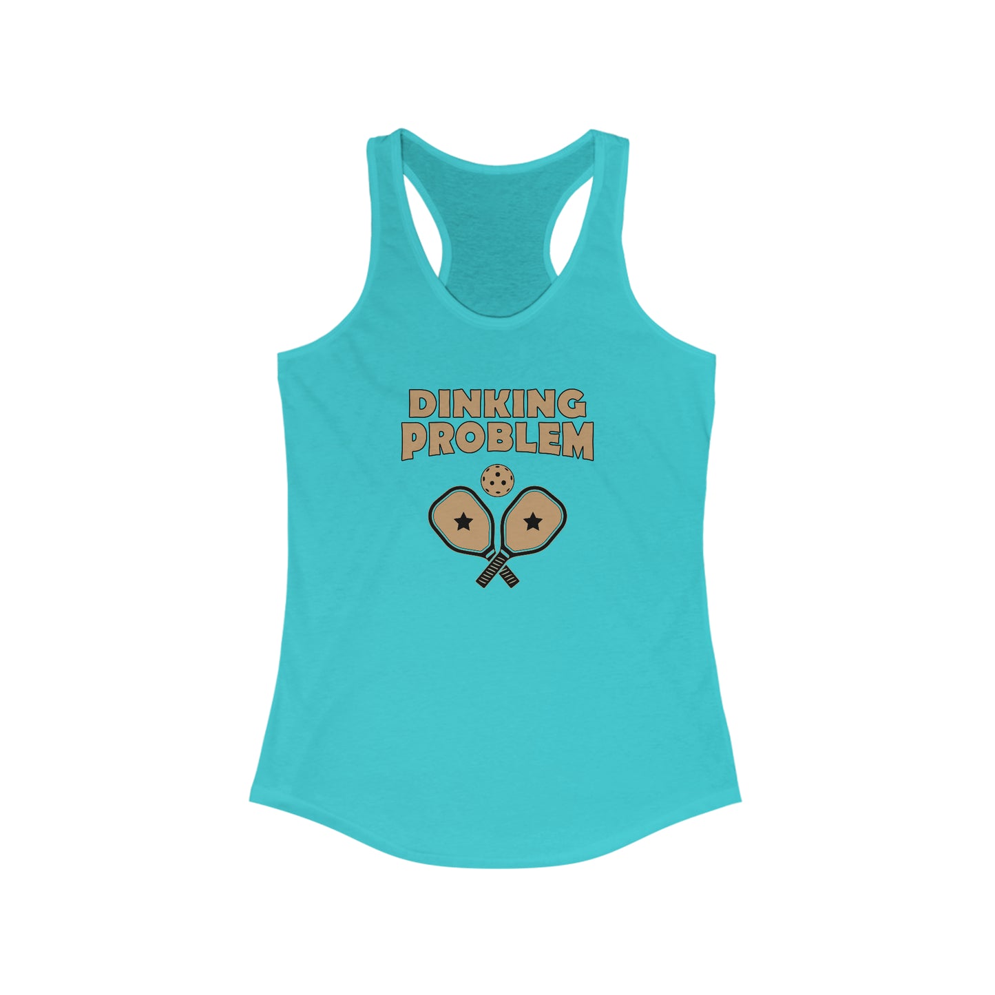 Dinking Problem Super Cute, Funny Women's Pickleball Tank Top
