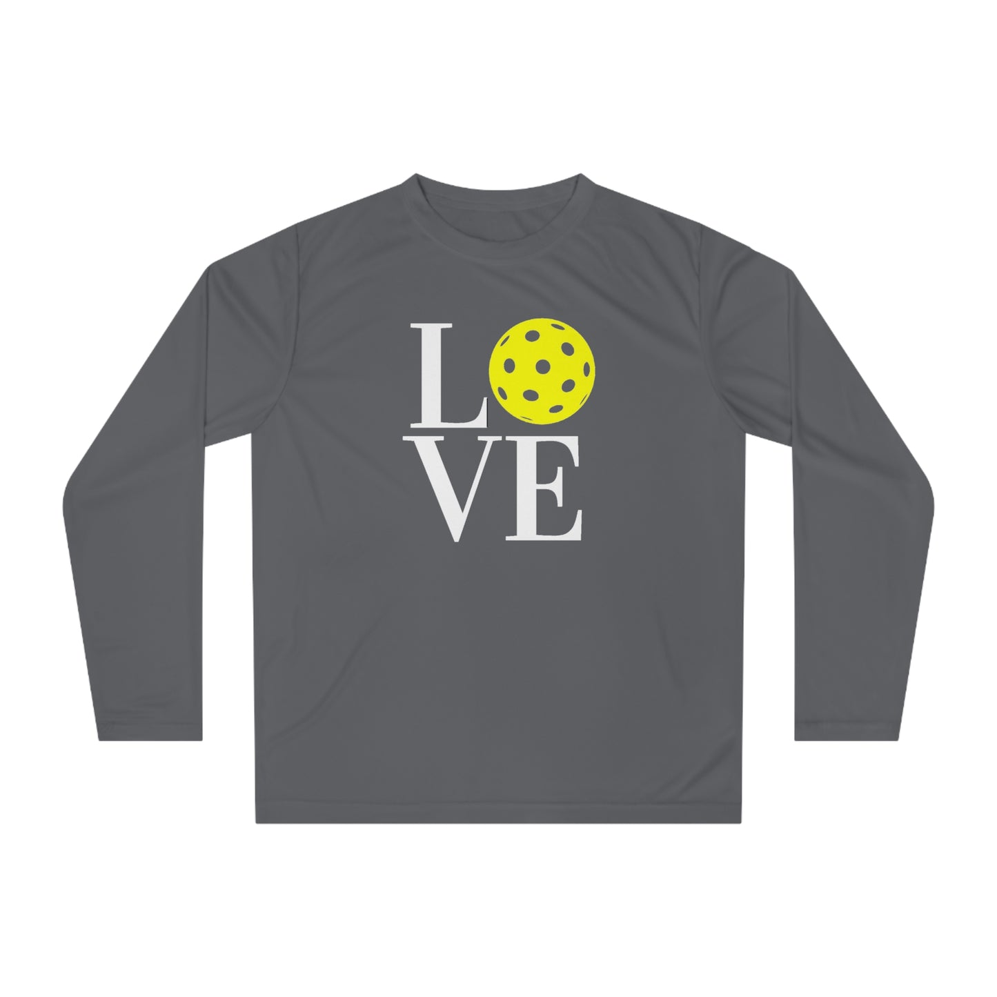 LOVE Pickleball Super Cute Unisex Performance Long Sleeve Shirt