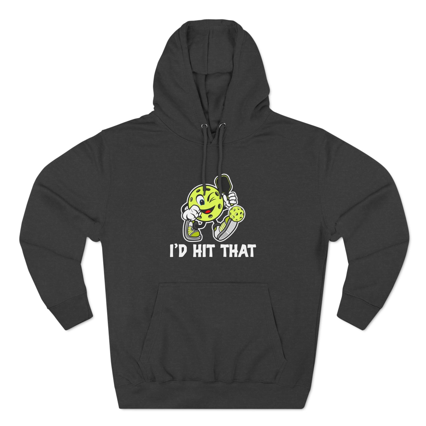 Unisex I'd Hit That Funny Premium Pullover Pickleball Hoodie