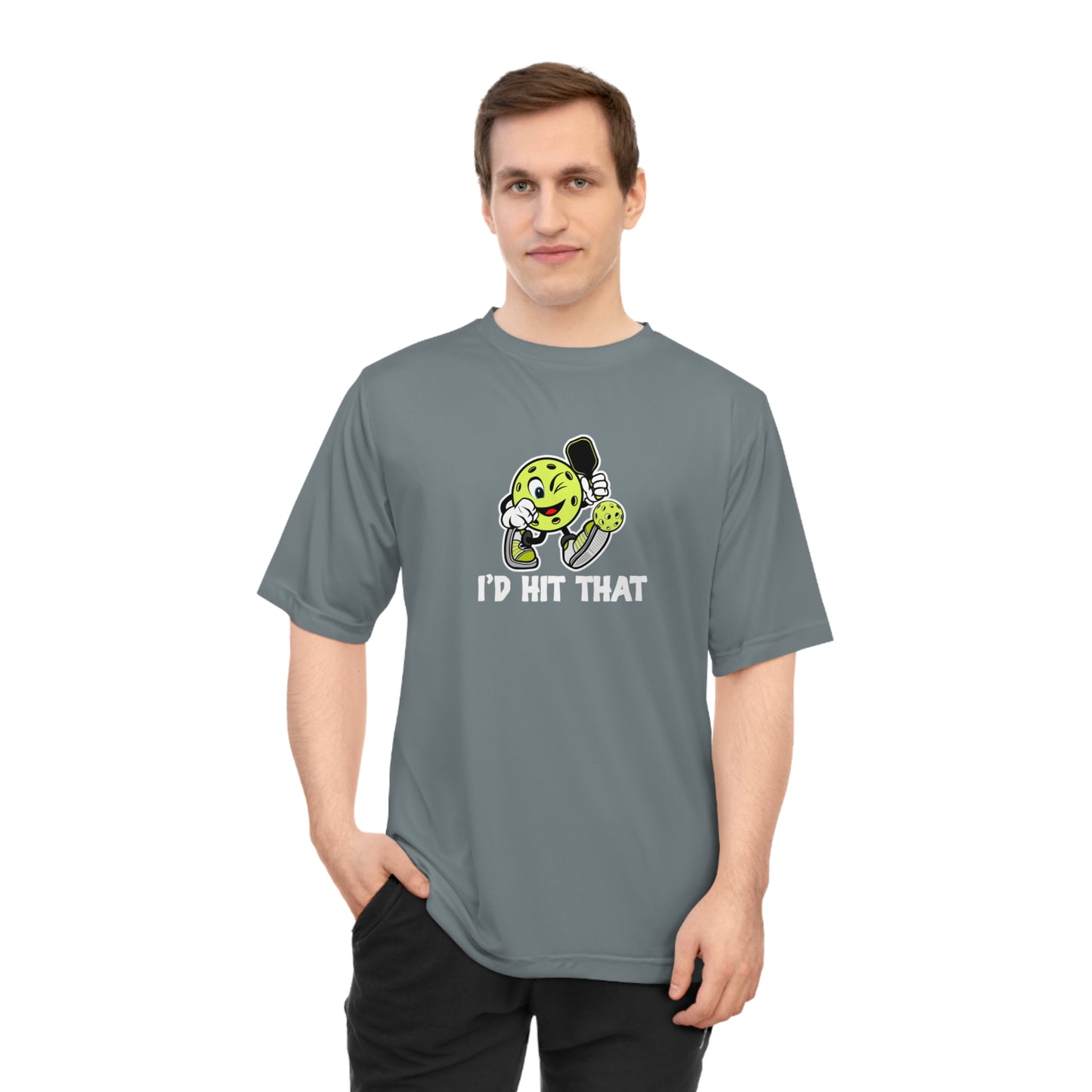 Unisex I'd Hit That Funny Performance Pickleball T-shirt