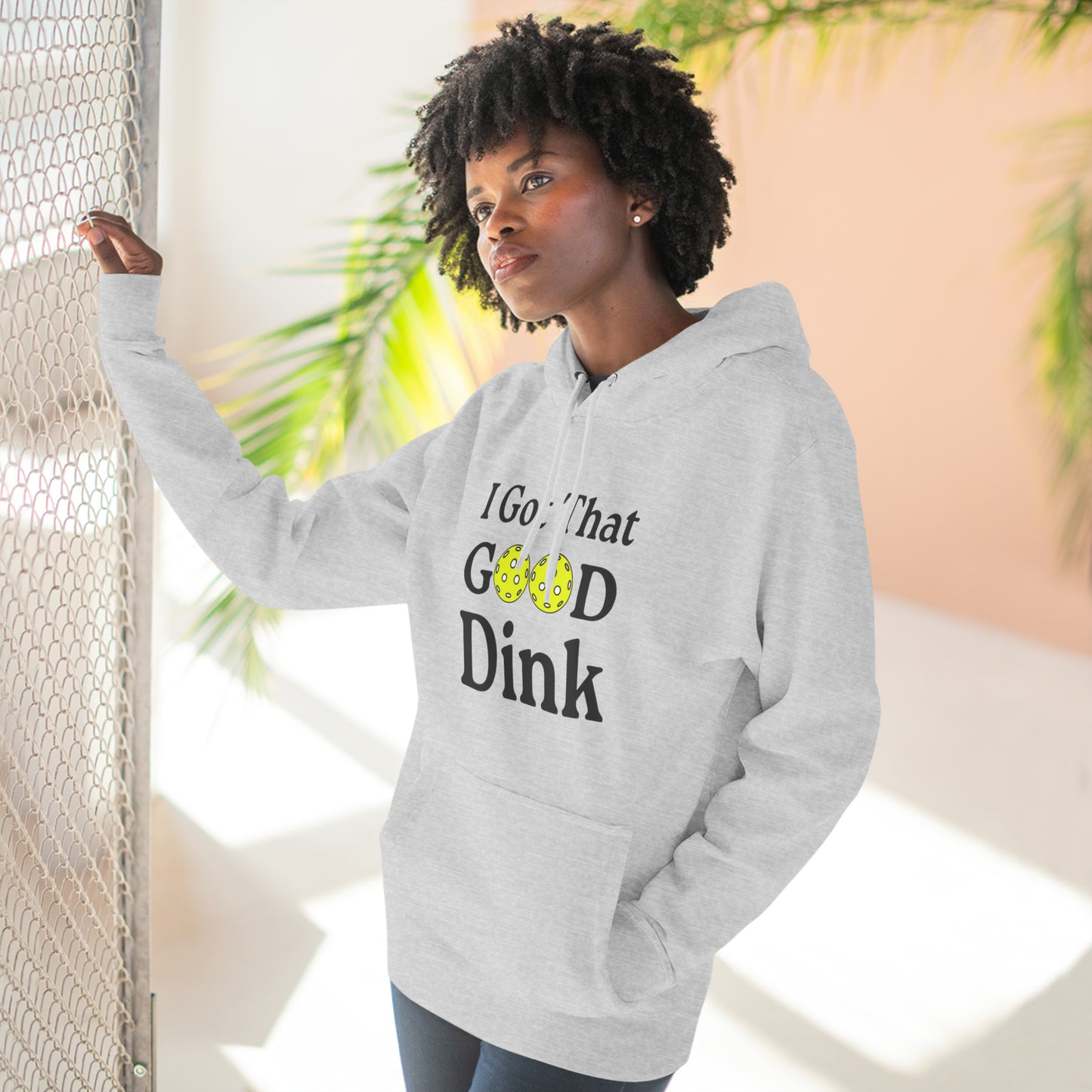 Unisex I Got That Good Dink Funny Premium Pickleball Pullover Hoodie