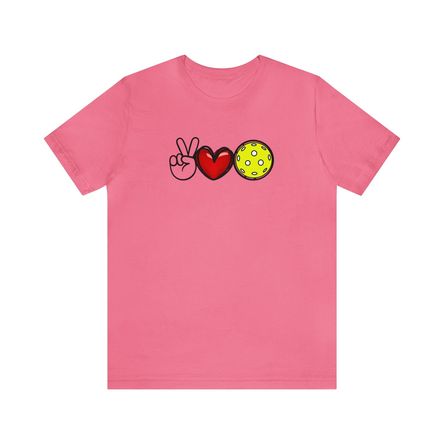 Peace, Love, Pickleball Super Cute Unisex Premium T-Shirt