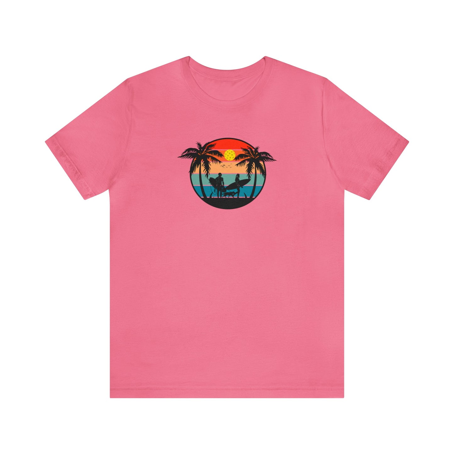 Unisex Pickleball Life Premium T-Shirt Beautiful Pickleball Sunset