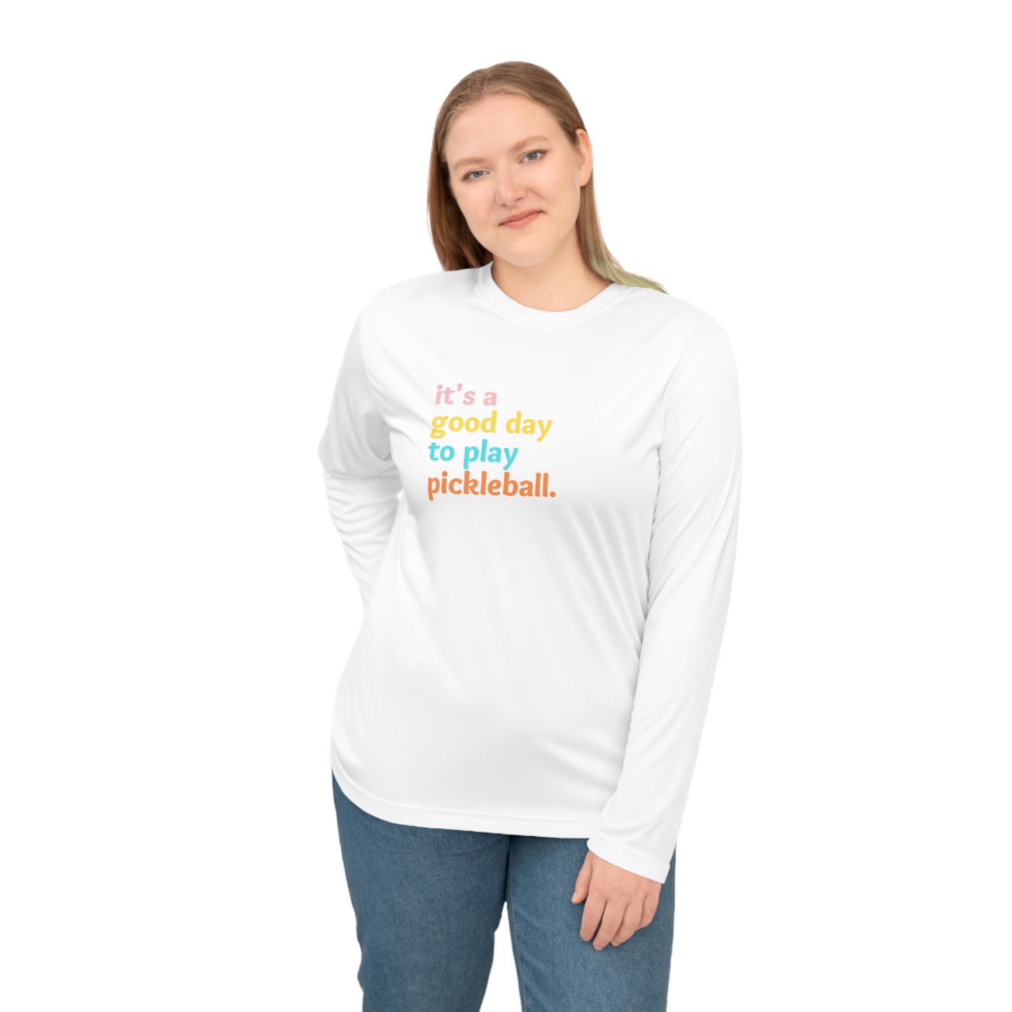 It's A Good Day To Play Pickleball Super Cute Performance Long Sleeve Shirt