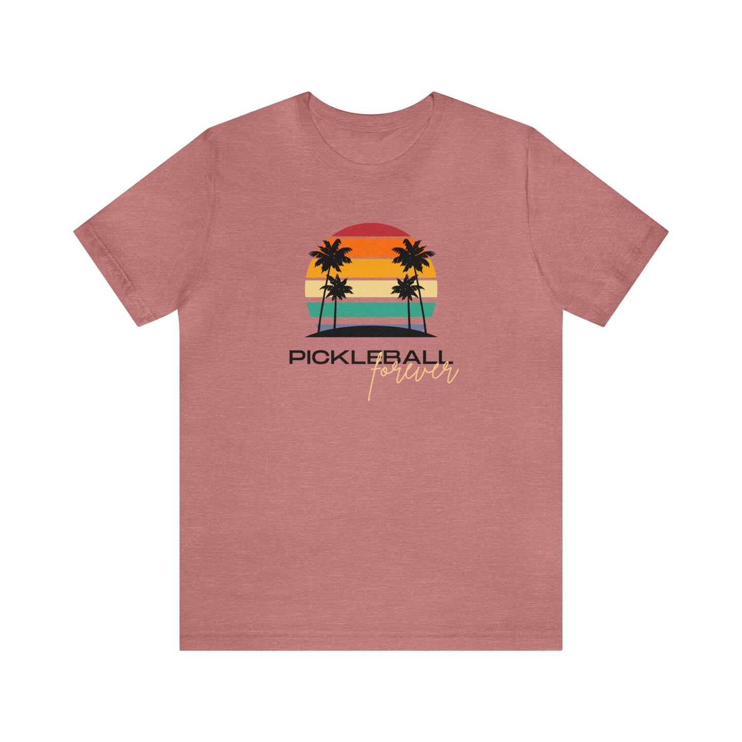 Unisex Pickleball Forever Gorgeous Premium Sunset T-Shirt