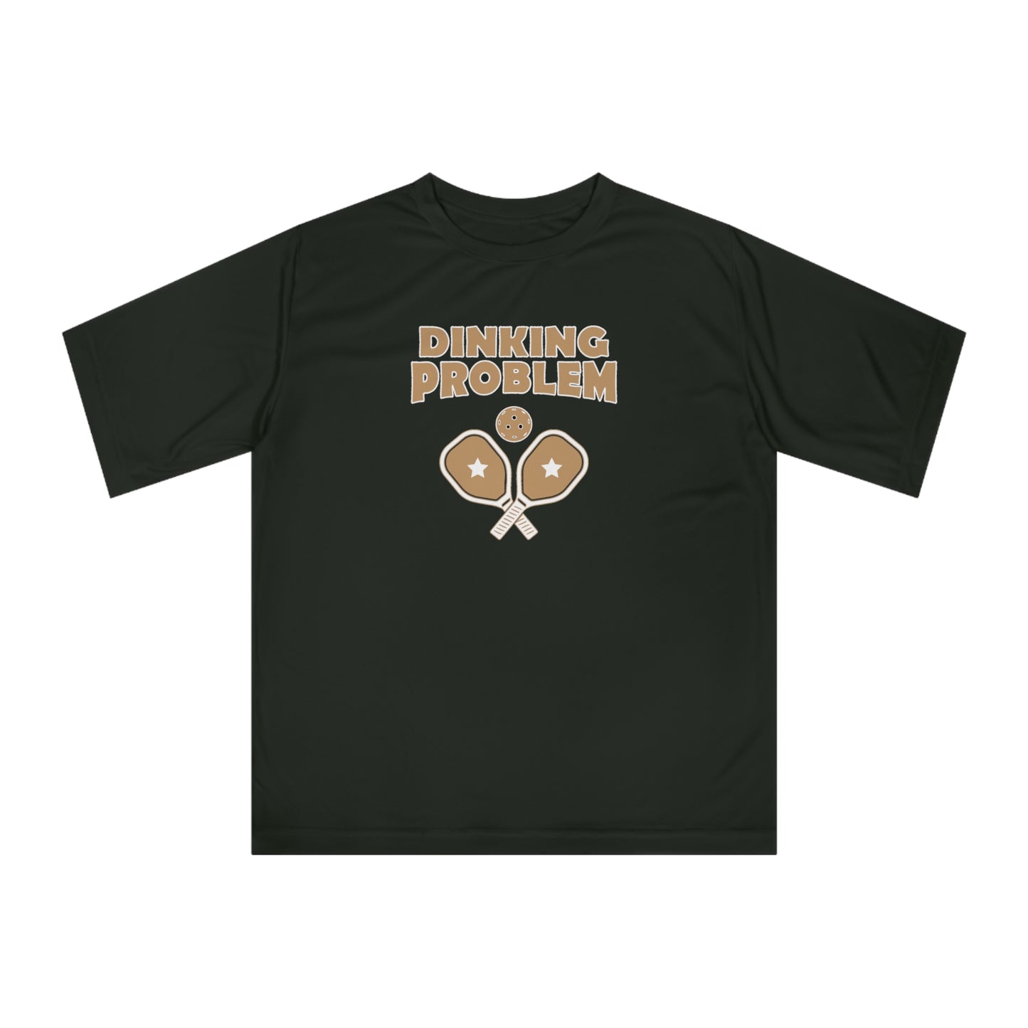 Dinking Problem Funny Unisex Performance Pickleball T-shirt