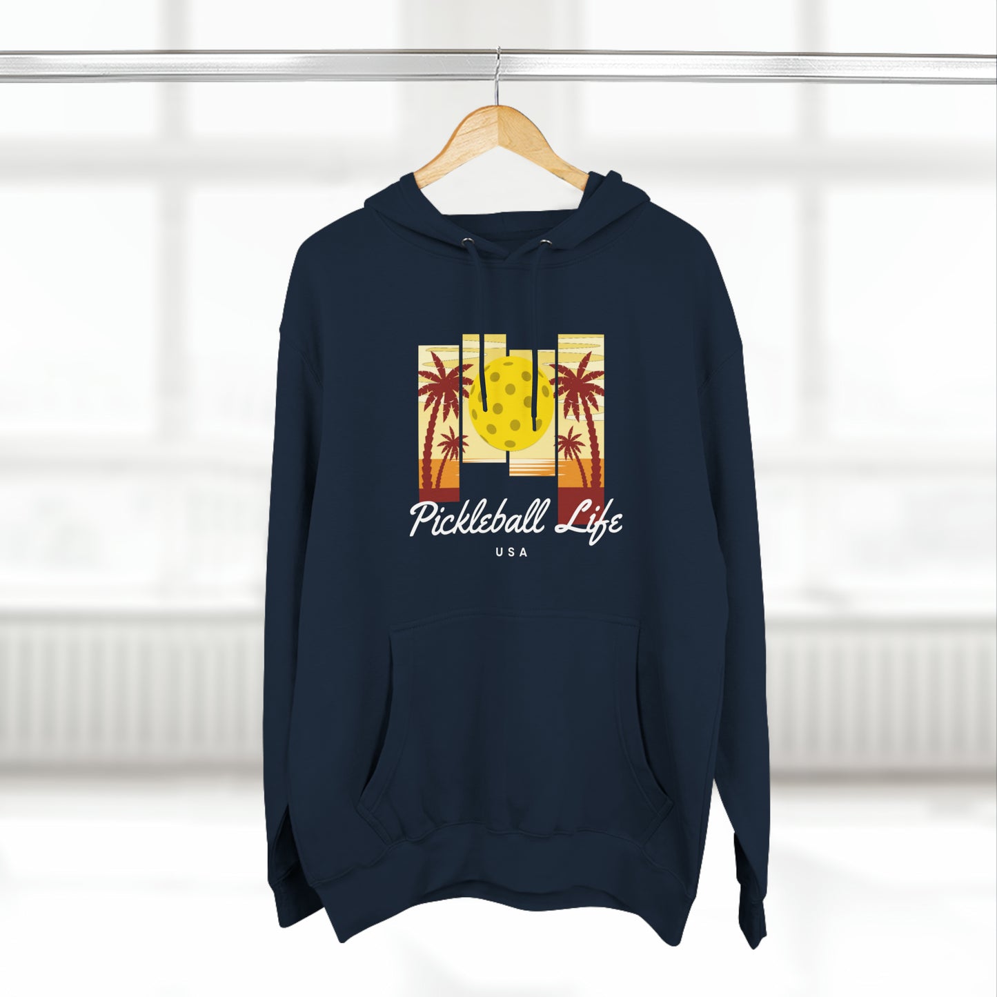 Pickleball Life Lifestyle USA Premium Unisex Pullover Hoodie
