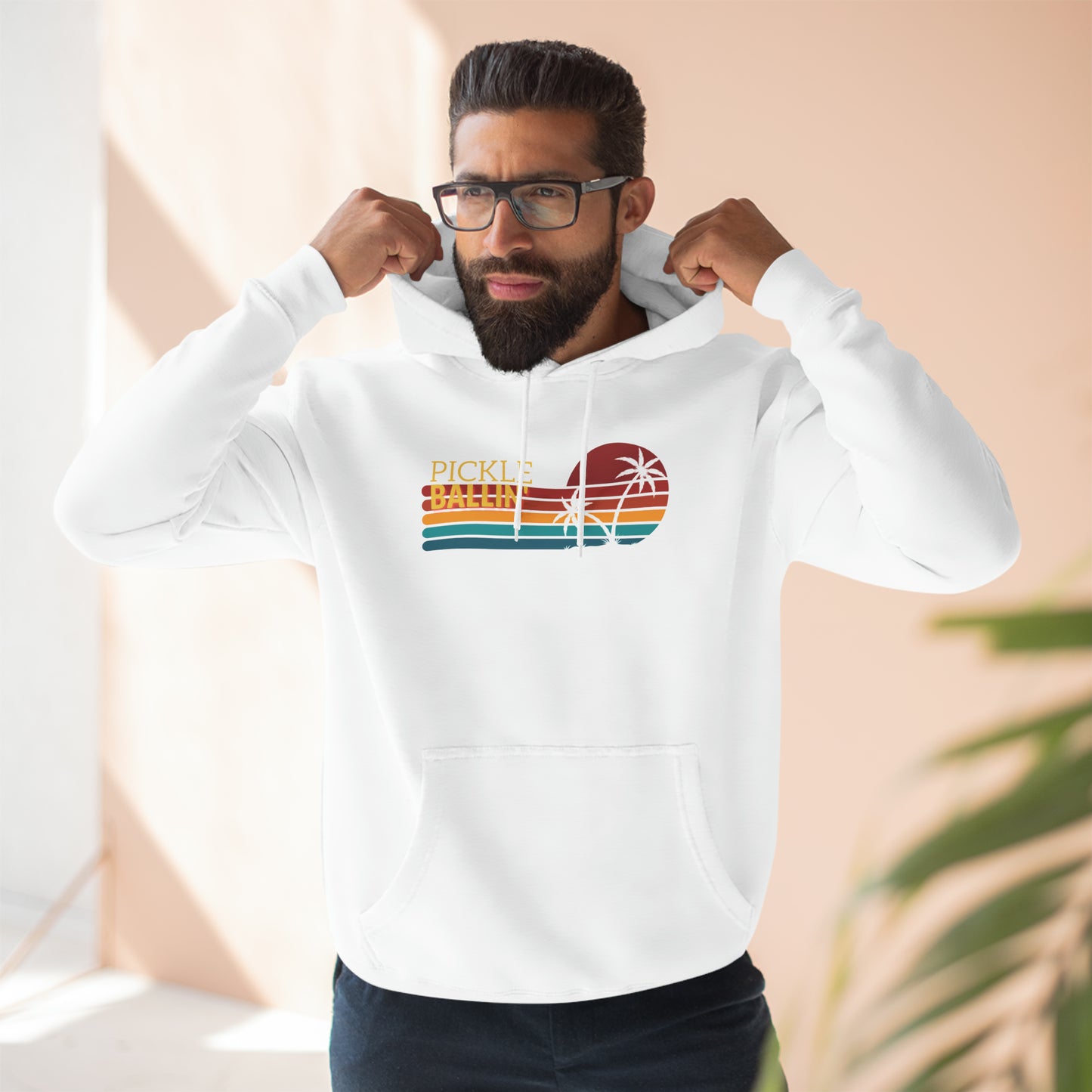 Unisex Pickleballin' Premium Pullover Pickleball Hoodie