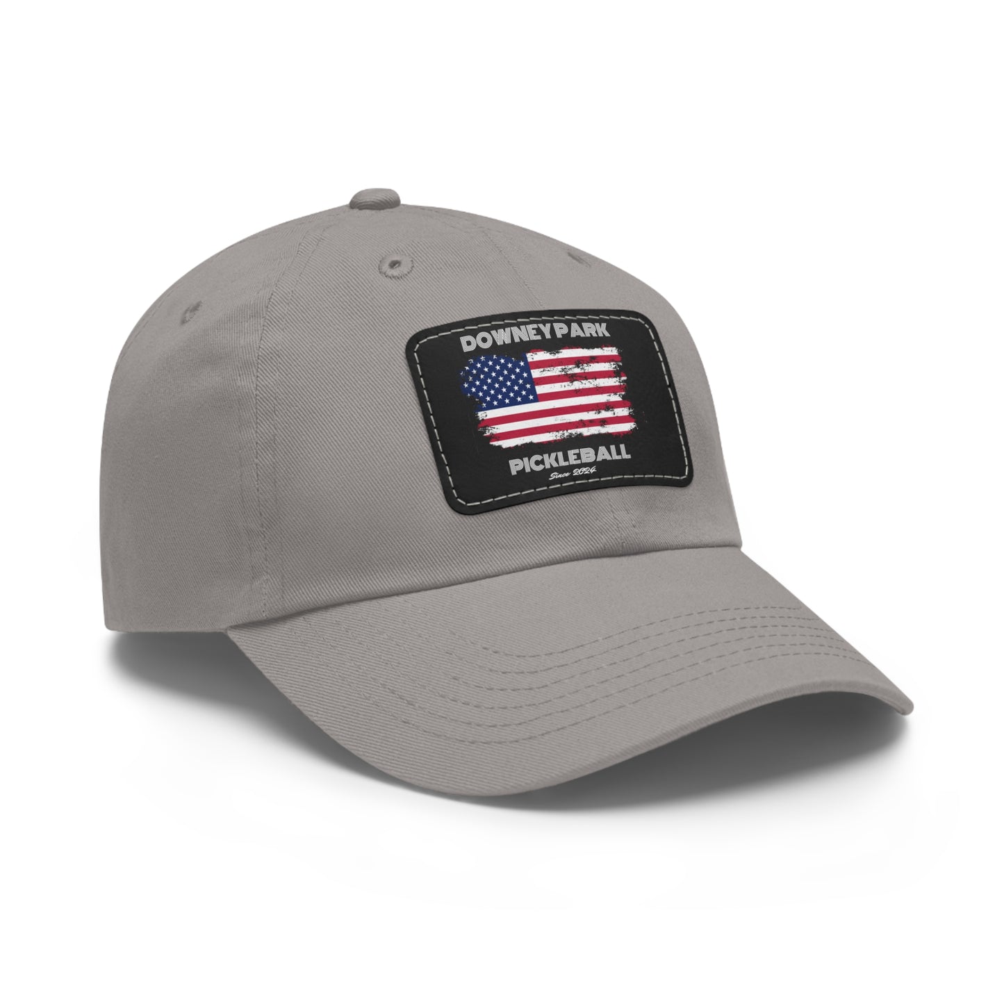 Downey Park Pickleball Since 2024 Hat with Leather Patch