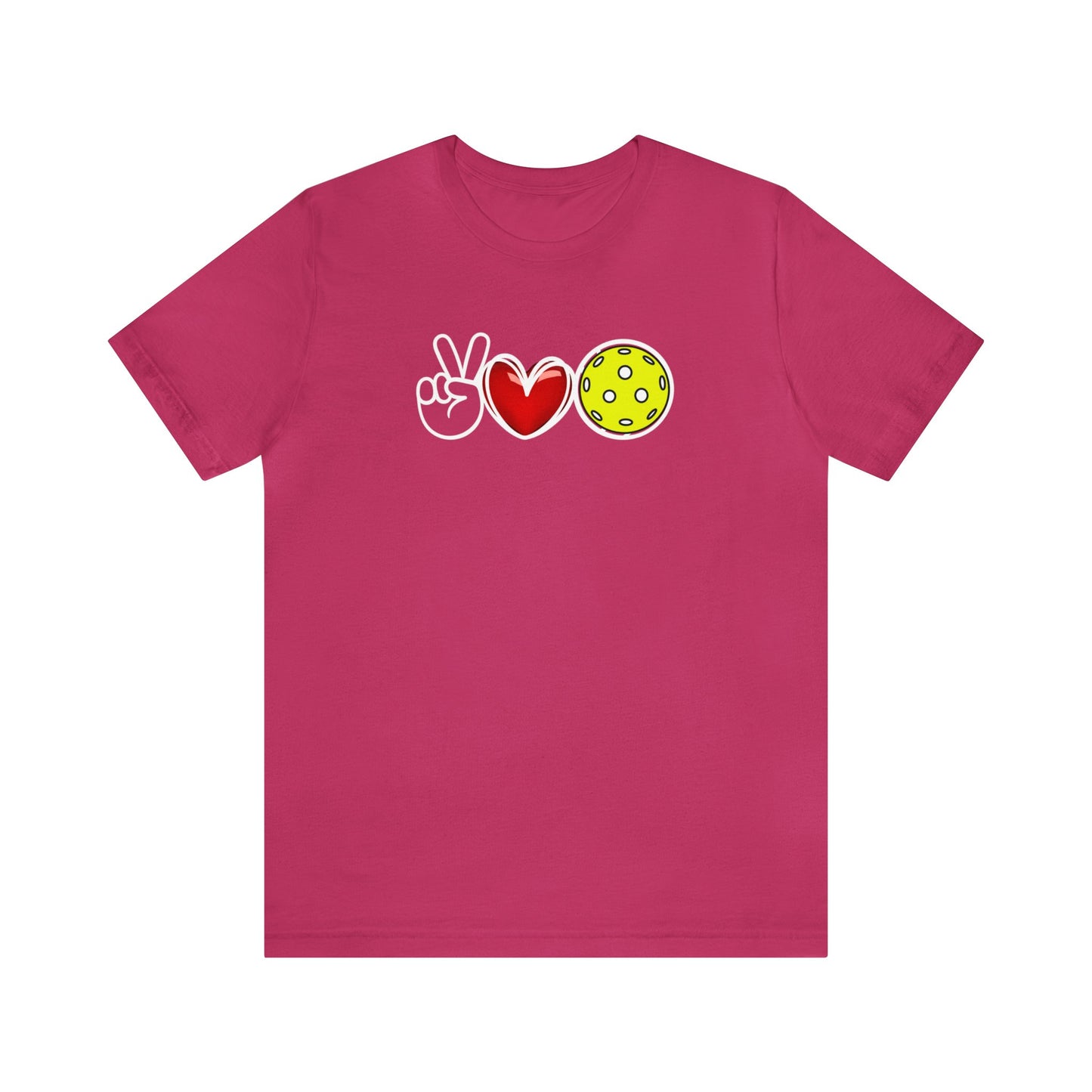 Peace, Love, Pickleball Super Cute Unisex Premium T-Shirt