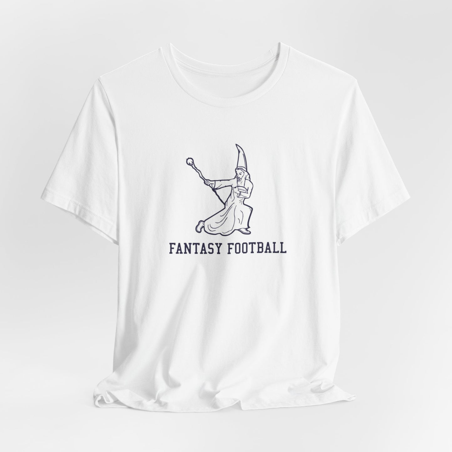 Fantasy Football Wizard Funny Unisex Premium T-Shirt