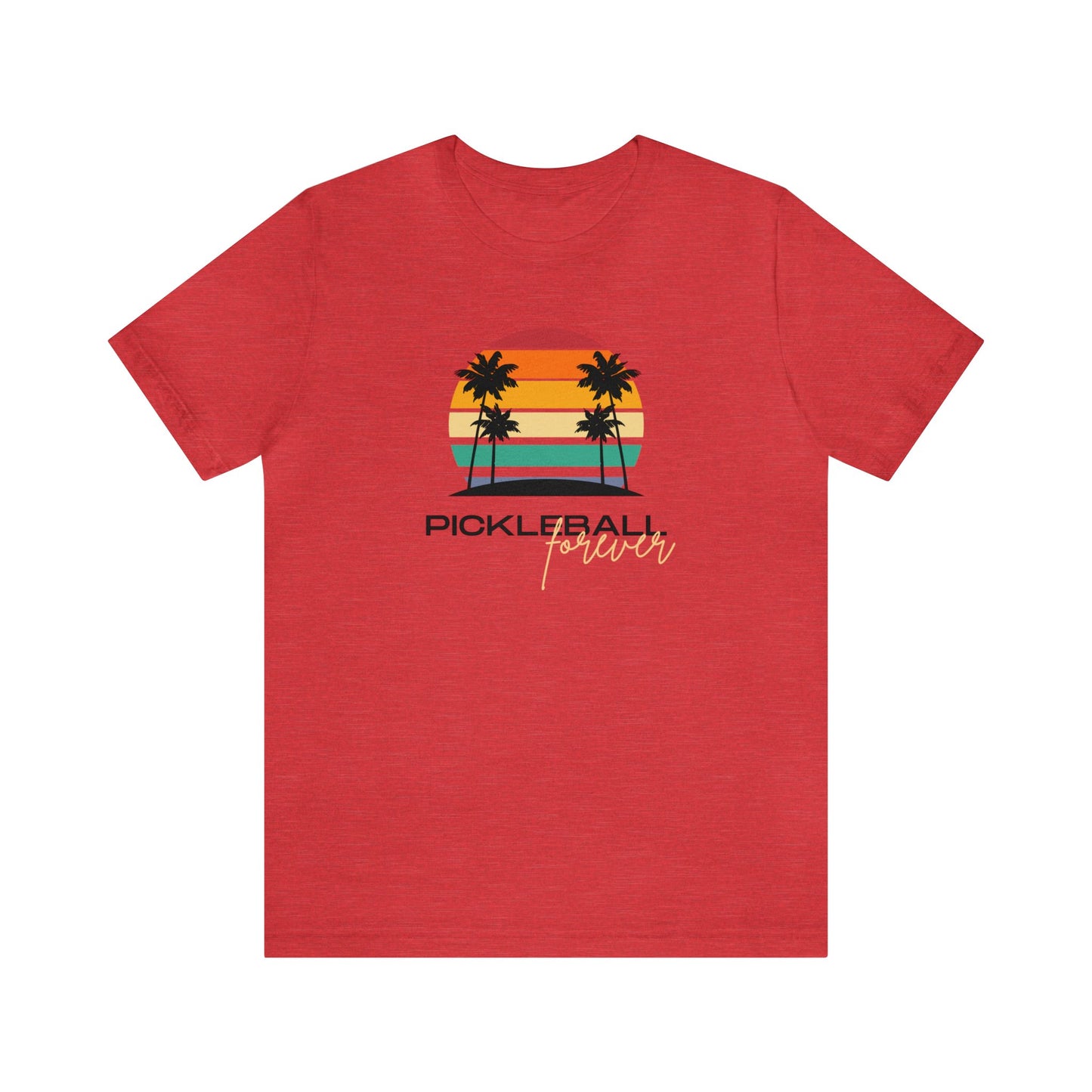Unisex Pickleball Forever Gorgeous Premium Sunset T-Shirt