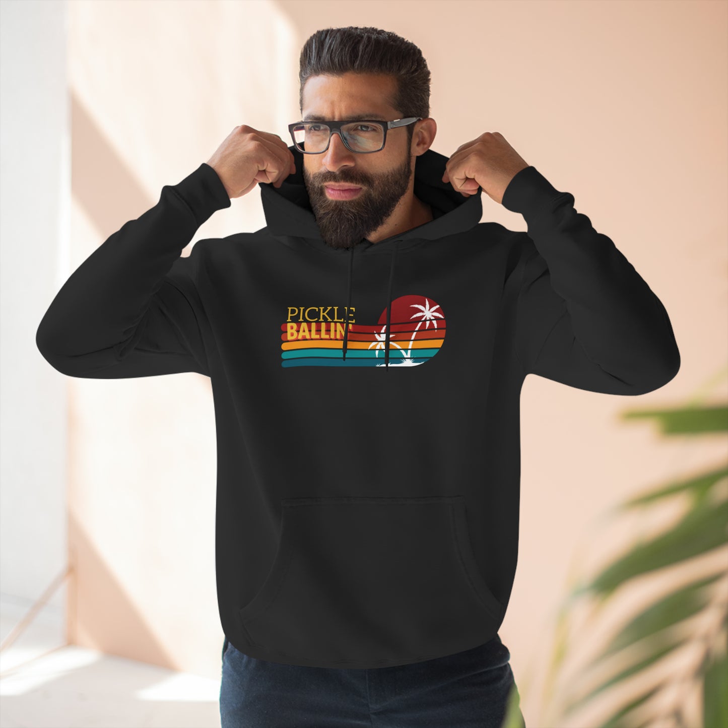 Unisex Pickleballin' Premium Pullover Pickleball Hoodie