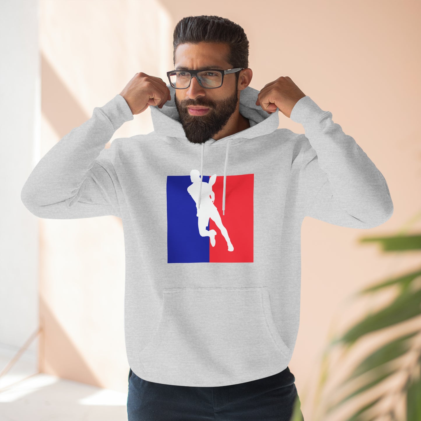 Unisex Pickleball Player Logo Premium Pullover Pickleball Hoodie