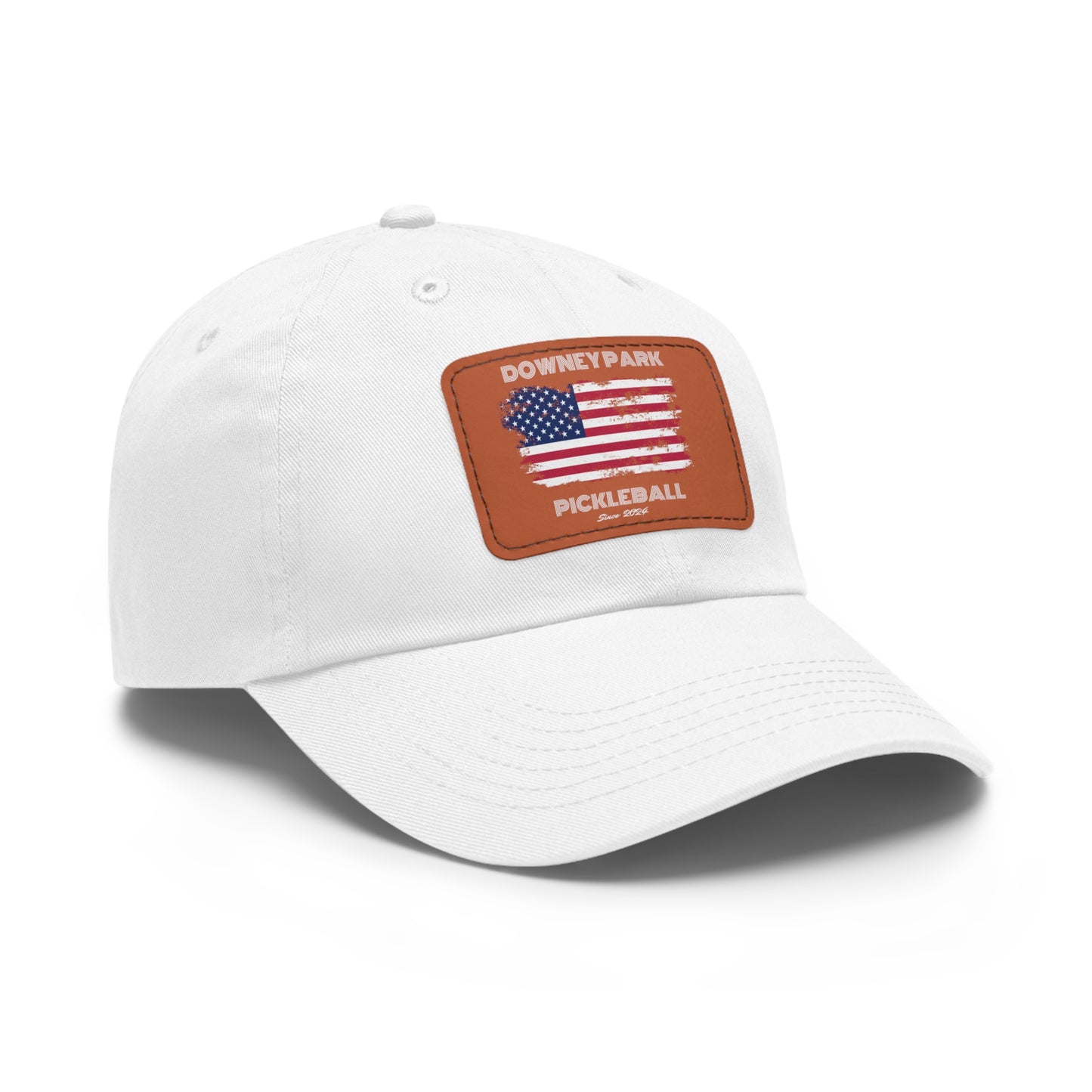 Downey Park Pickleball Since 2024 Hat with Leather Patch
