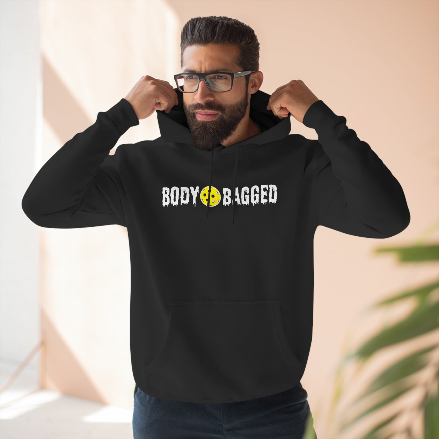 Body Bagged Pickleball Premium Unisex Pullover Hoodie
