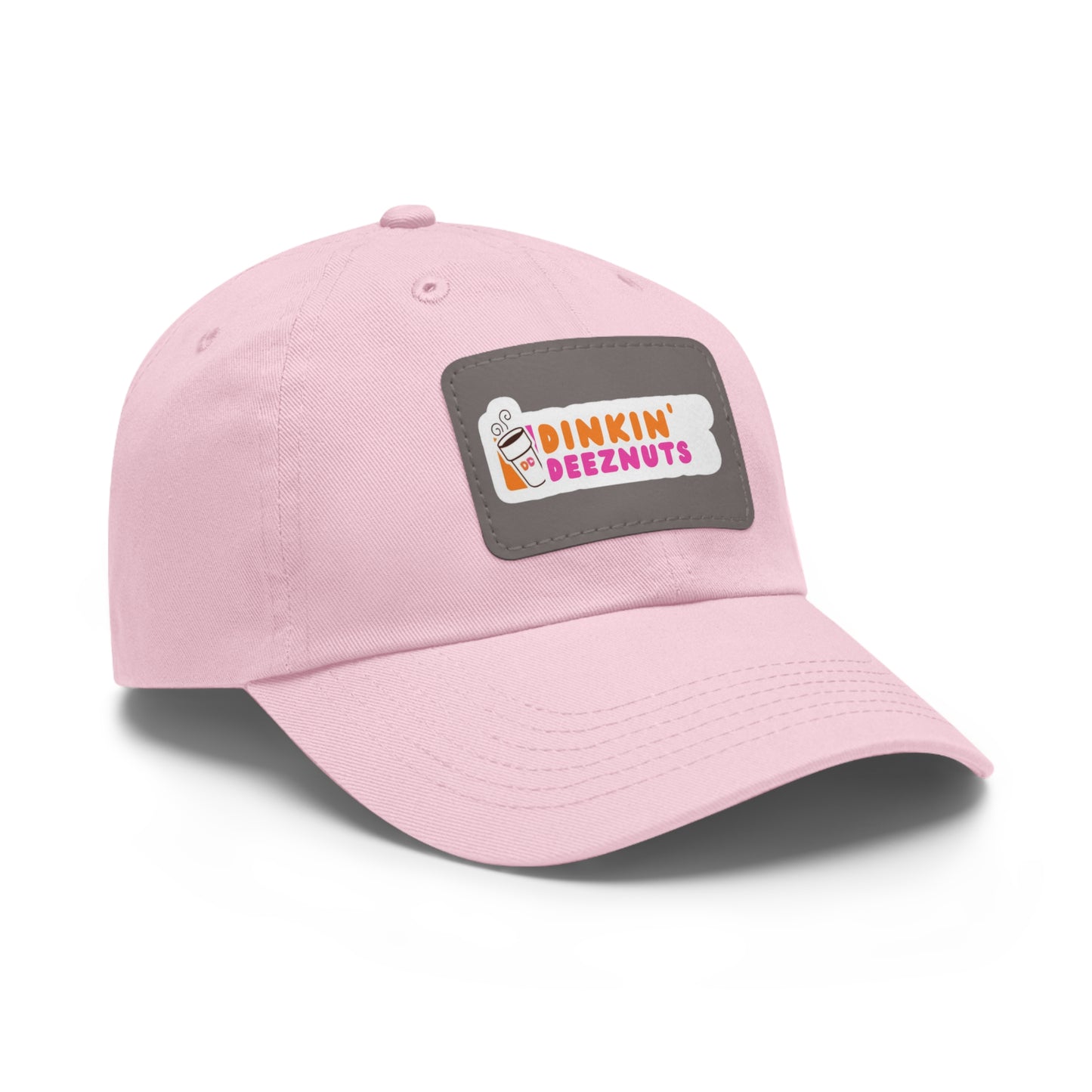 Dinkin Deeznuts Funny Pickleball Hat with Leather Patch | Dinking