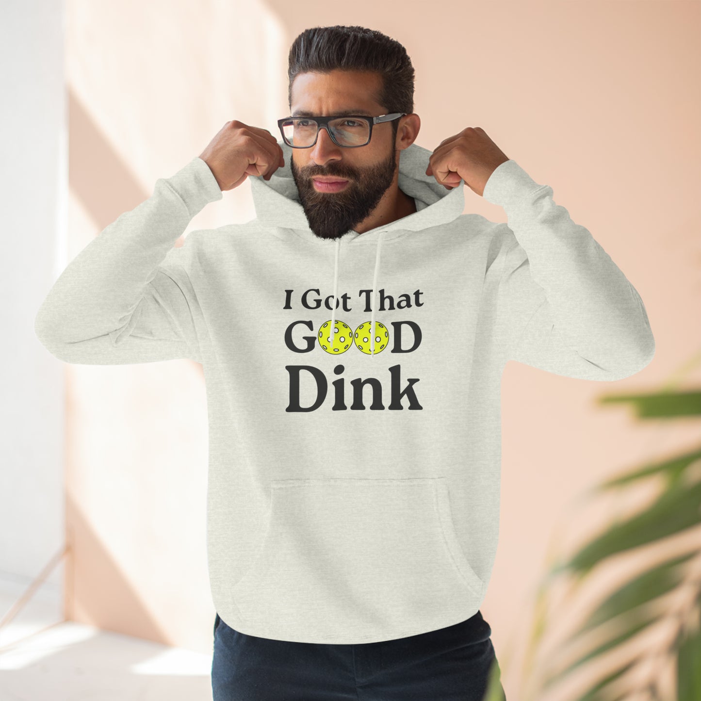 Unisex I Got That Good Dink Funny Premium Pickleball Pullover Hoodie