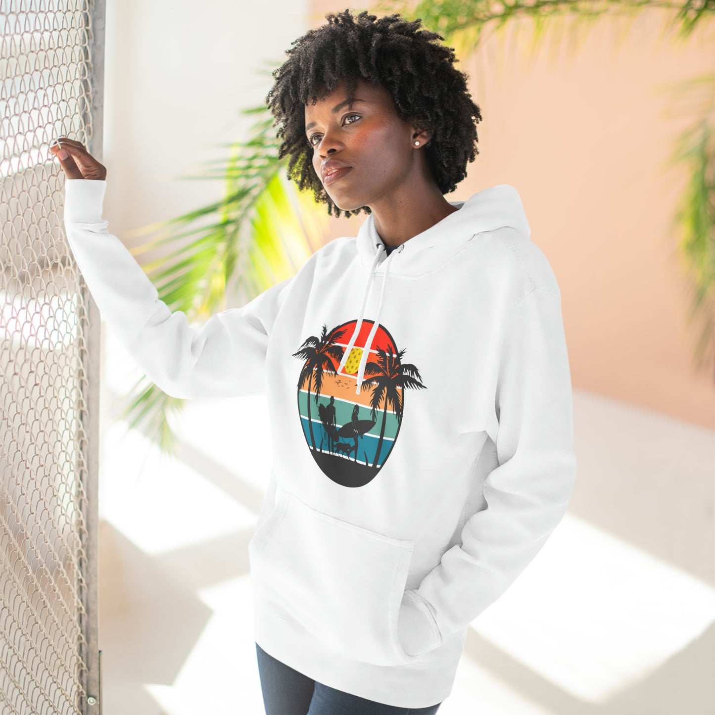 Pickleball Life Lifestyle Gorgeous Unisex Premium Pullover Hoodie