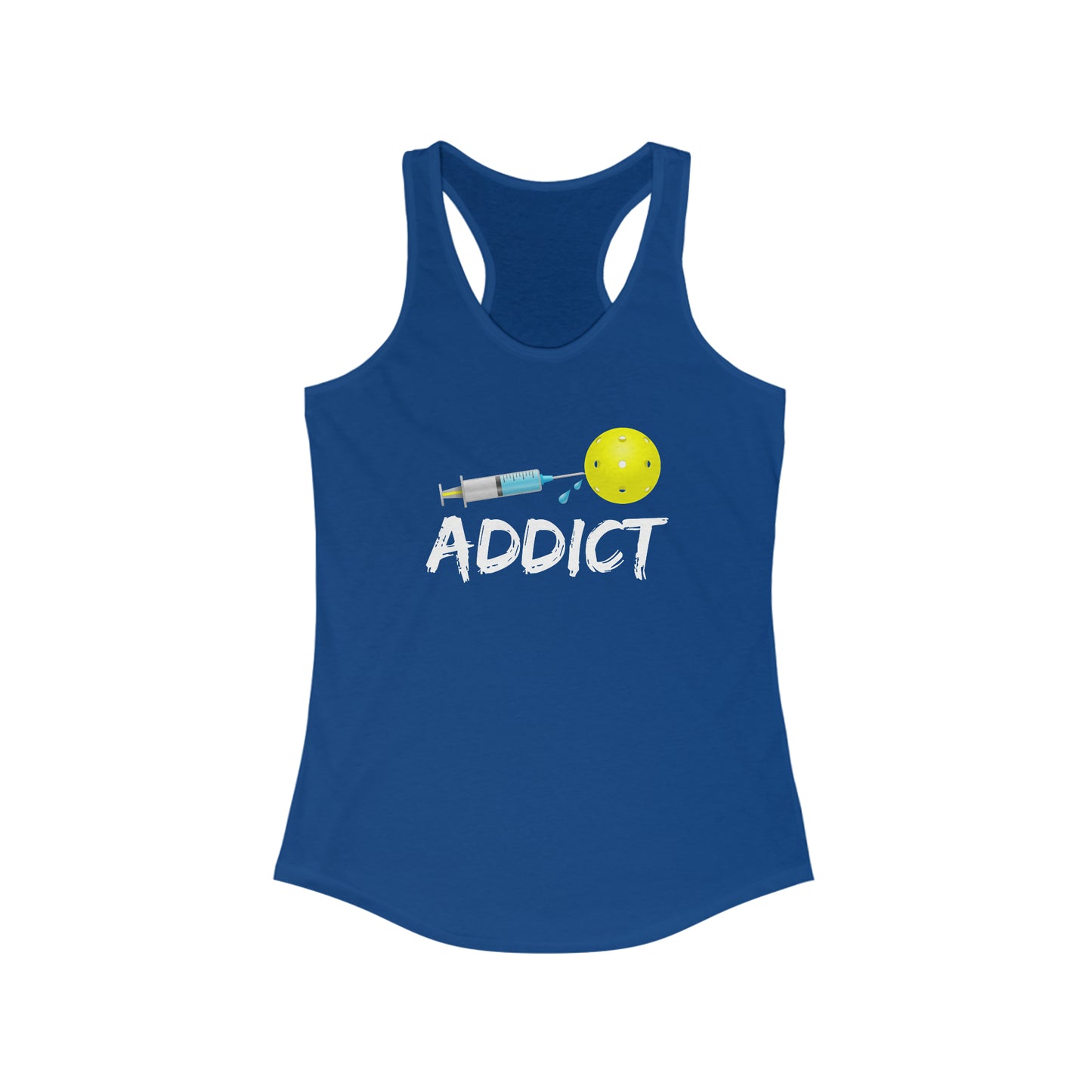 Pickleball Addict Women's Super Cute Funny Pickleball Tank Top