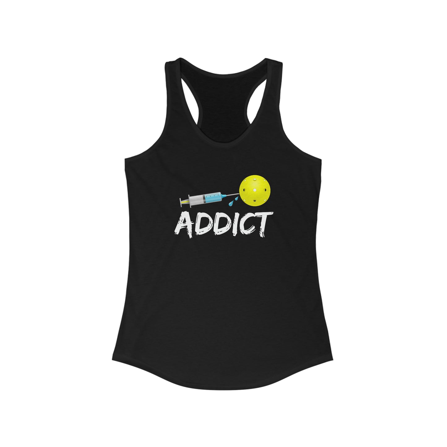 Pickleball Addict Women's Super Cute Funny Pickleball Tank Top
