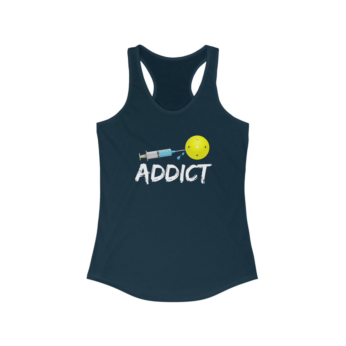 Pickleball Addict Women's Super Cute Funny Pickleball Tank Top