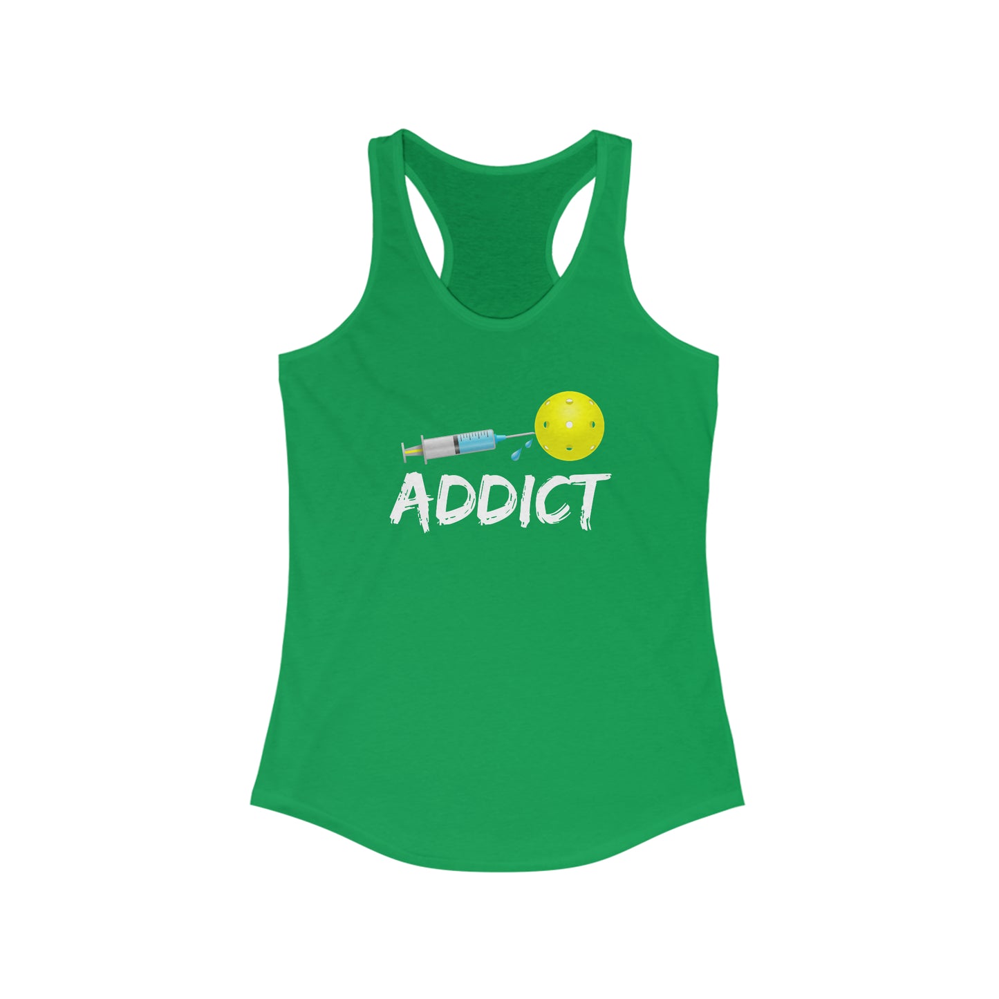 Pickleball Addict Women's Super Cute Funny Pickleball Tank Top