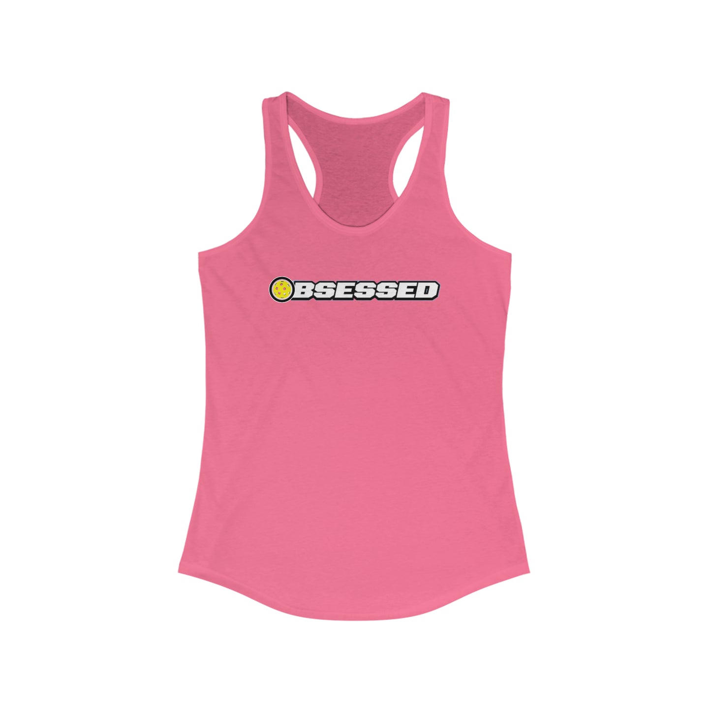 Obsessed With Pickleball Women's Racerback Pickleball Tank Top