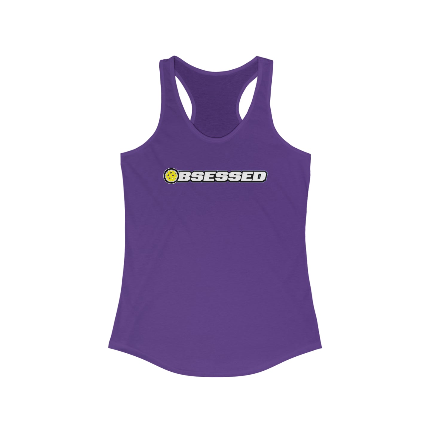 Obsessed With Pickleball Women's Racerback Pickleball Tank Top