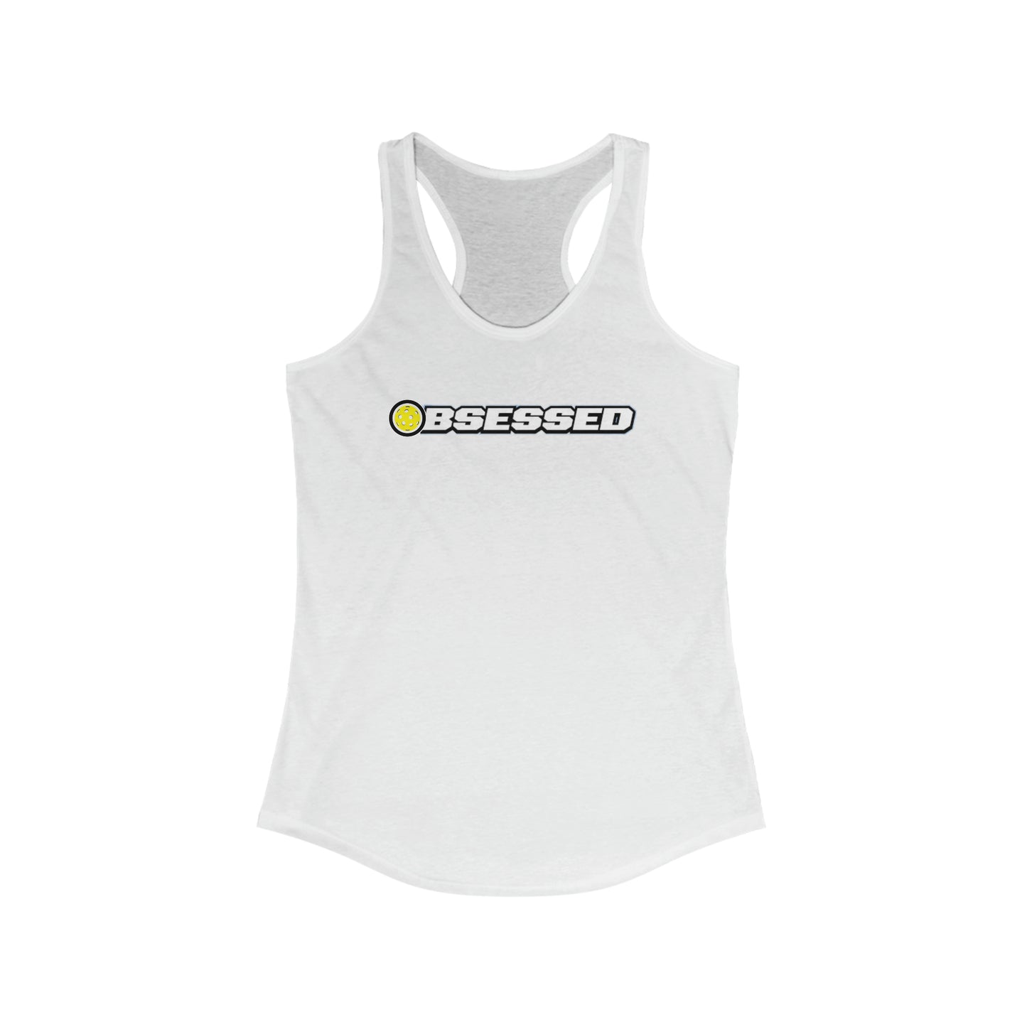 Obsessed With Pickleball Women's Racerback Pickleball Tank Top