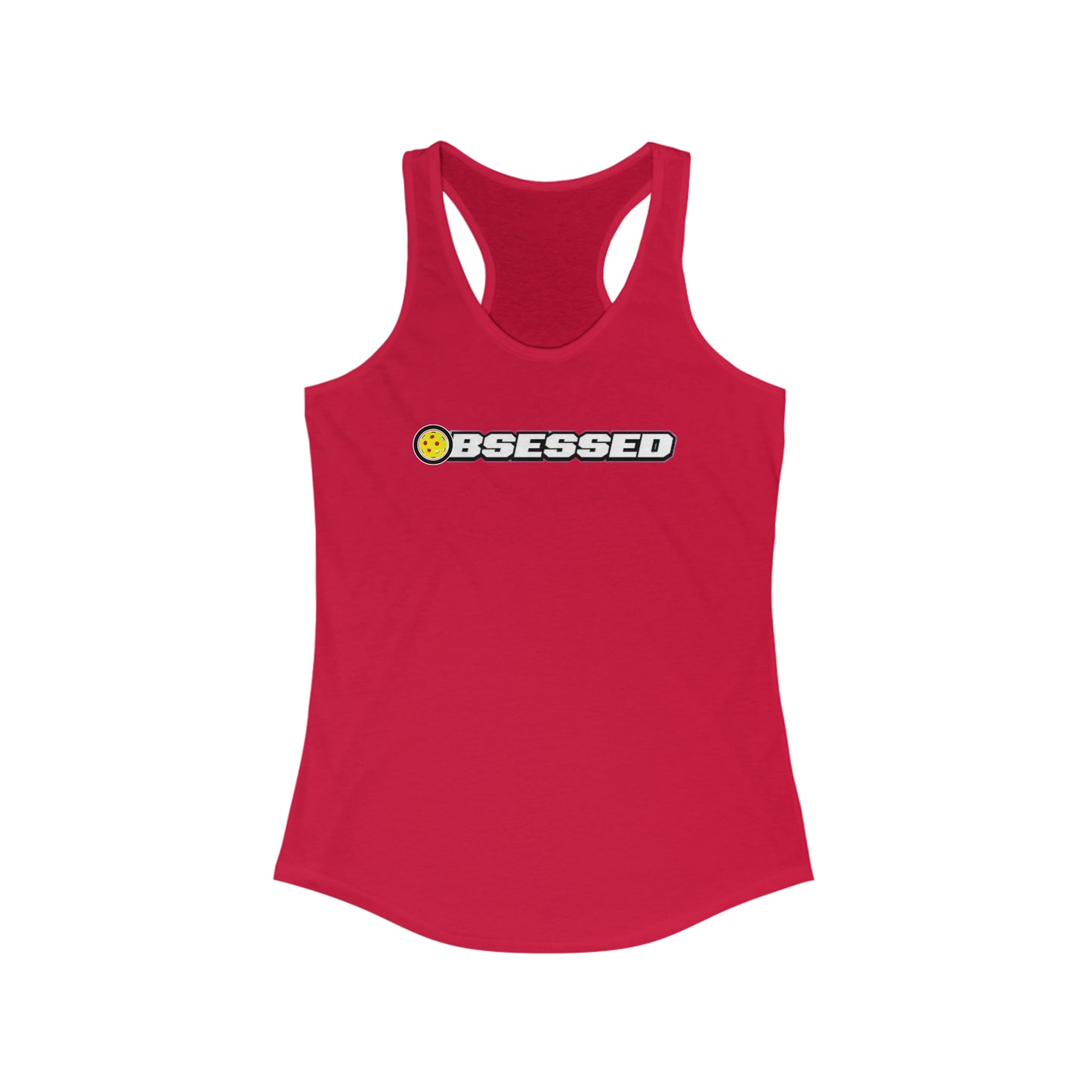 Obsessed With Pickleball Women's Racerback Pickleball Tank Top