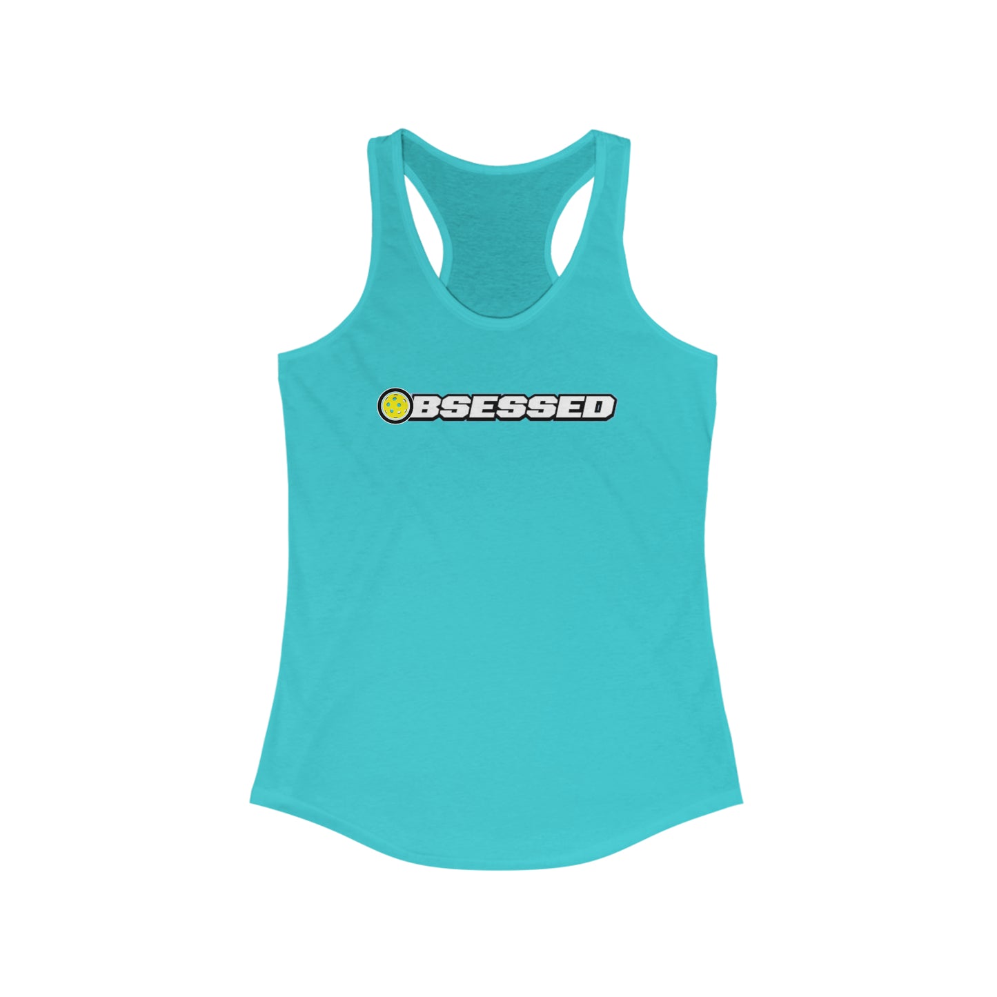 Obsessed With Pickleball Women's Racerback Pickleball Tank Top