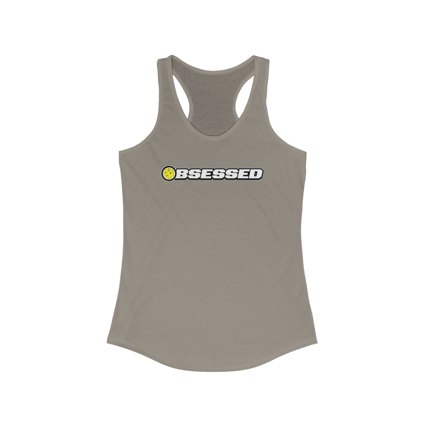 Obsessed With Pickleball Women's Racerback Pickleball Tank Top