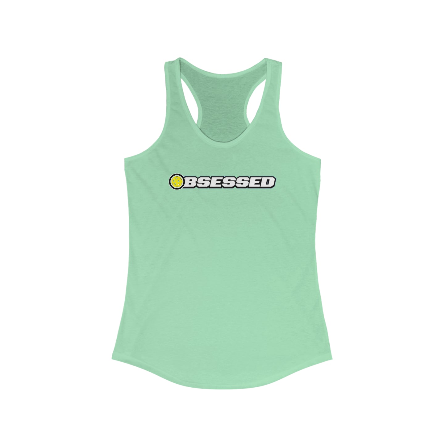 Obsessed With Pickleball Women's Racerback Pickleball Tank Top