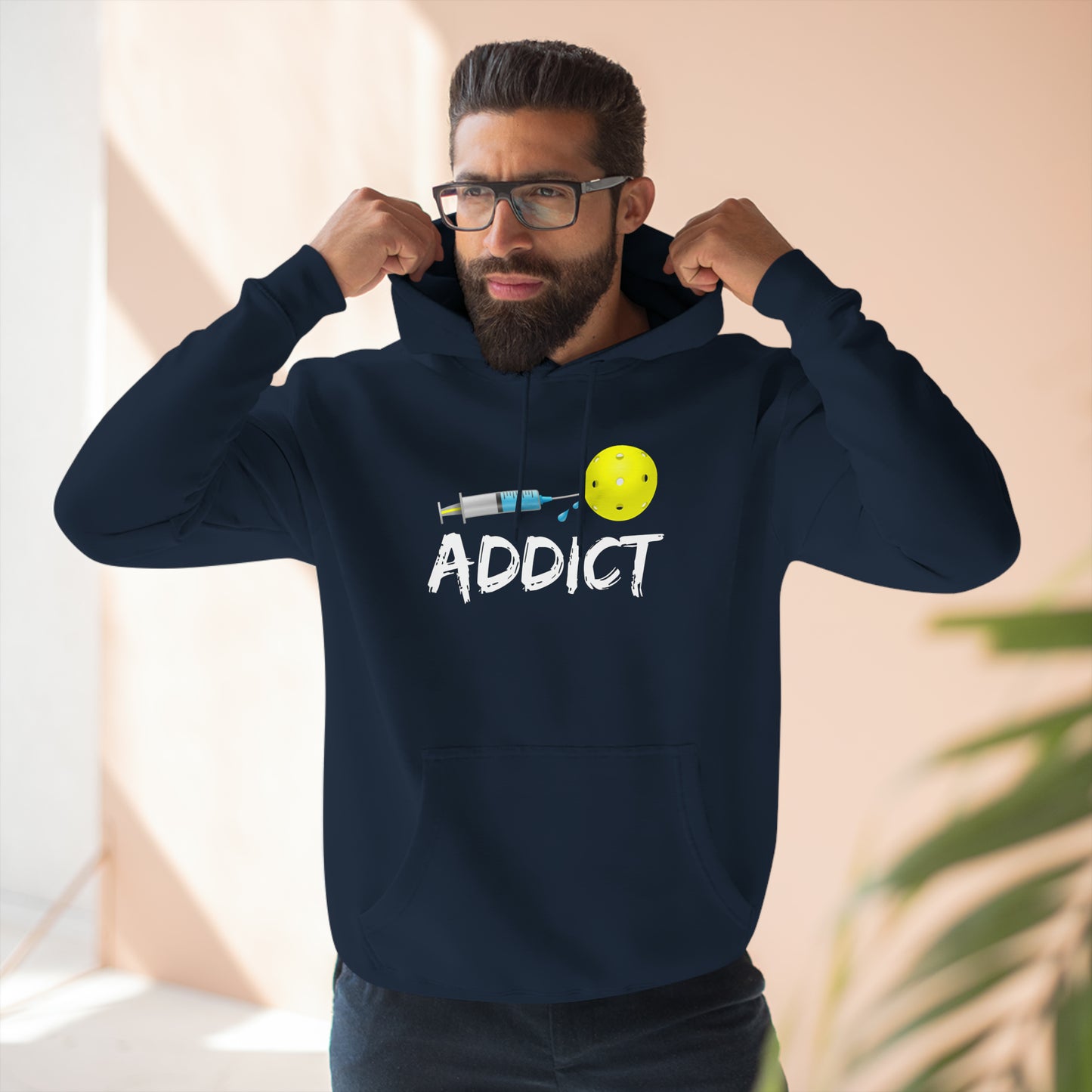 Pickleball Addict Unisex Premium Pullover Hoodie | Addicted