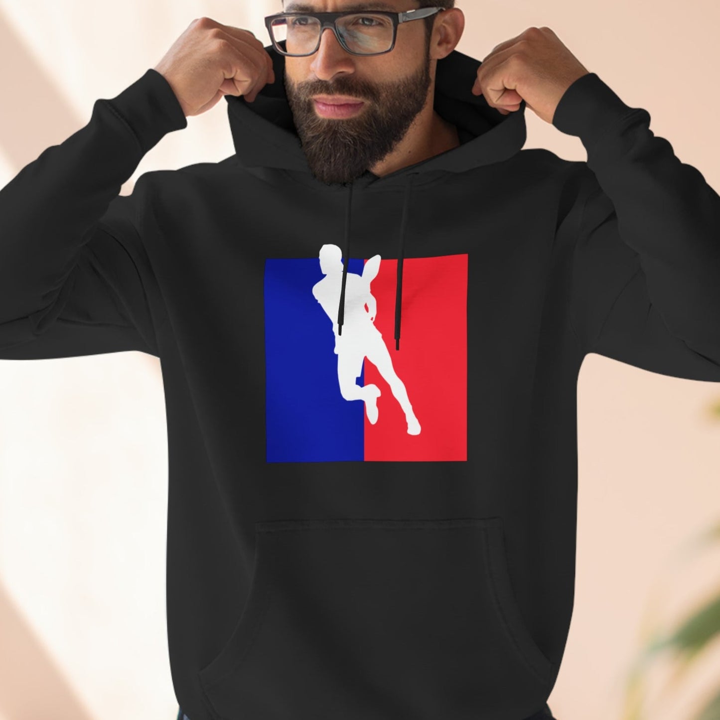 Stylish, sleek Unisex Pickleball Player Logo Premium Pullover Pickleball Hoodie