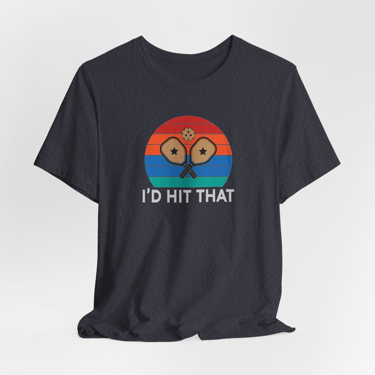 Unisex I'd Hit That Funny Premium Pickleball T-Shirt