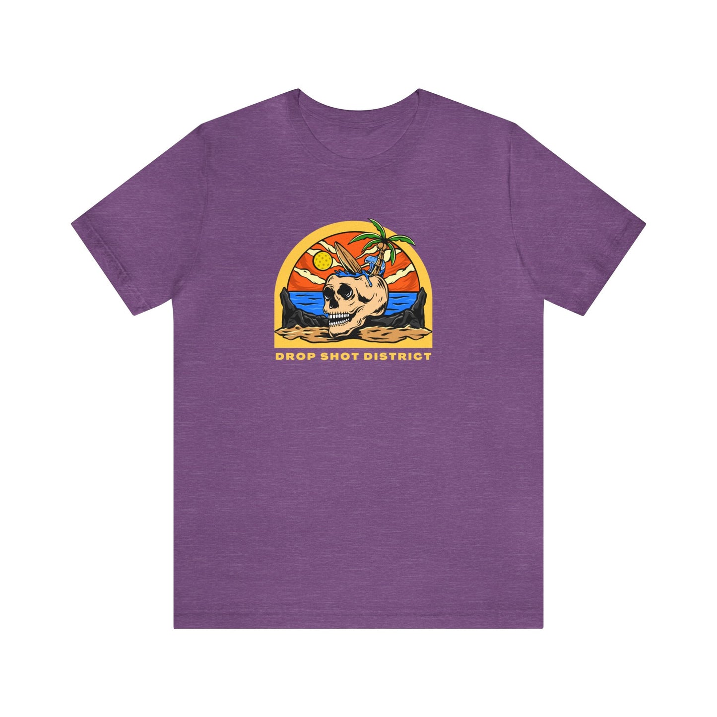 Unisex Drop Shot District Skeleton Premium Pickleball T-Shirt