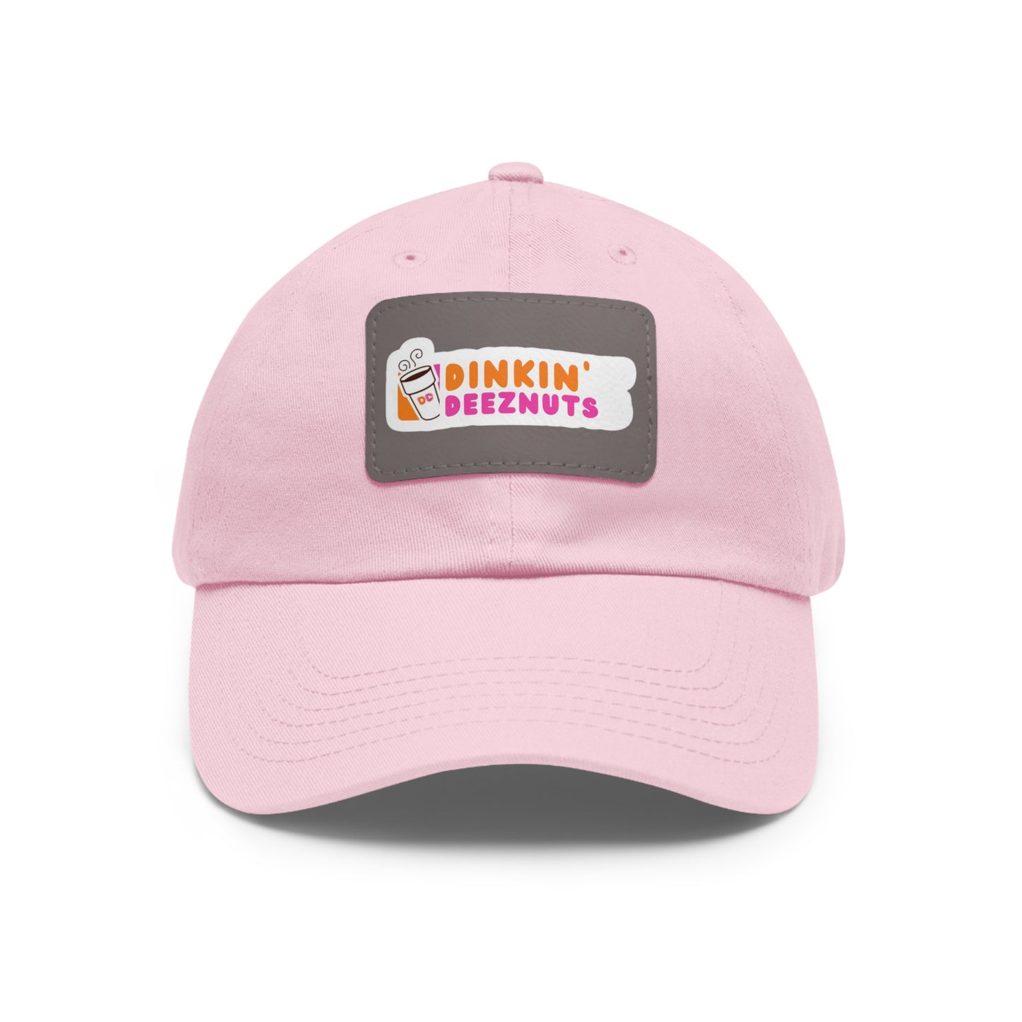 Dinkin Deeznuts Funny Pickleball Hat with Leather Patch | Dinking