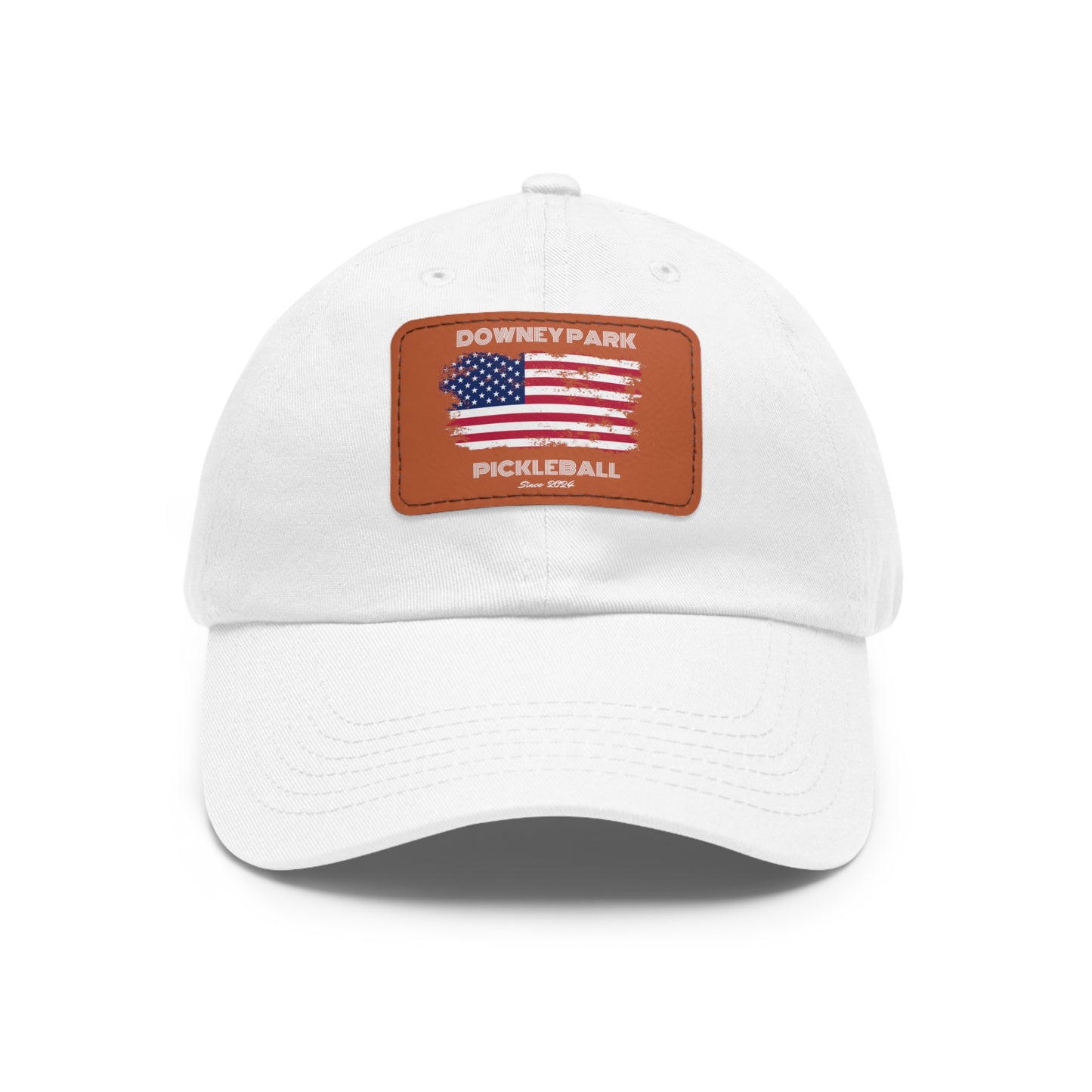 Downey Park Pickleball Since 2024 Hat with Leather Patch