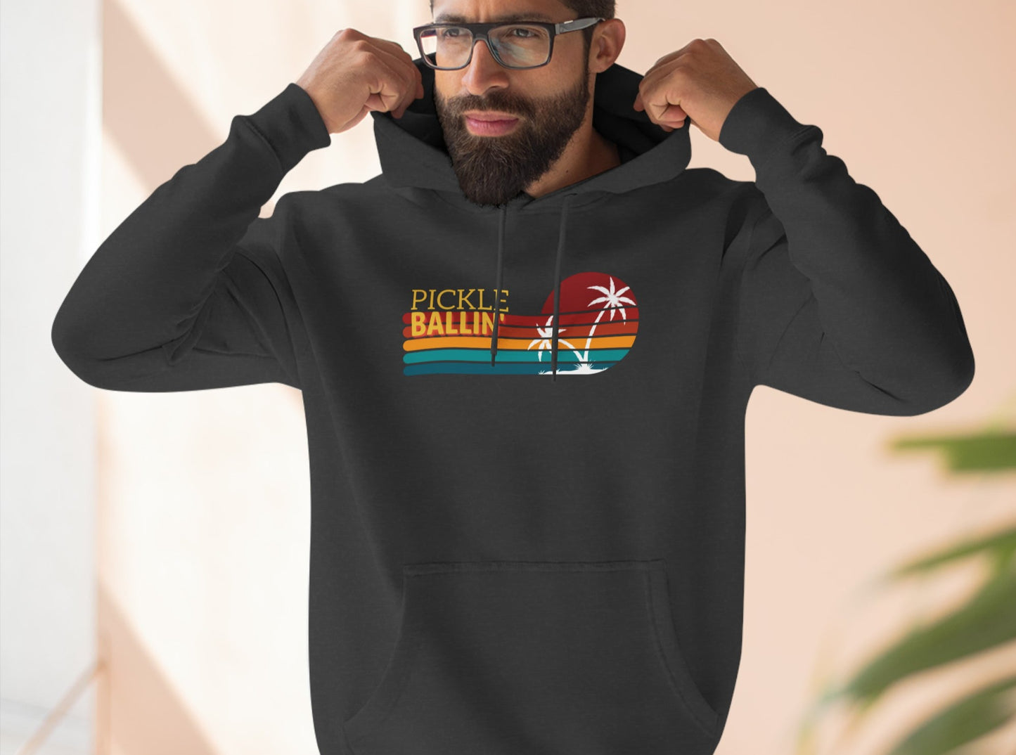 Unisex Pickleballin' Premium Pullover Pickleball Hoodie
