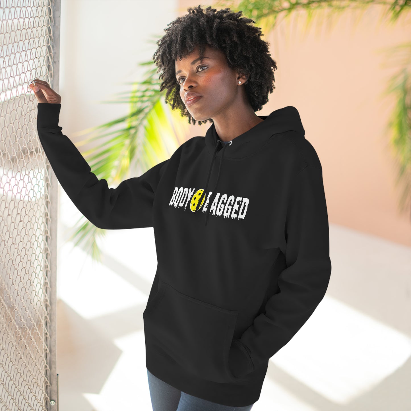 Body Bagged Pickleball Premium Unisex Pullover Hoodie