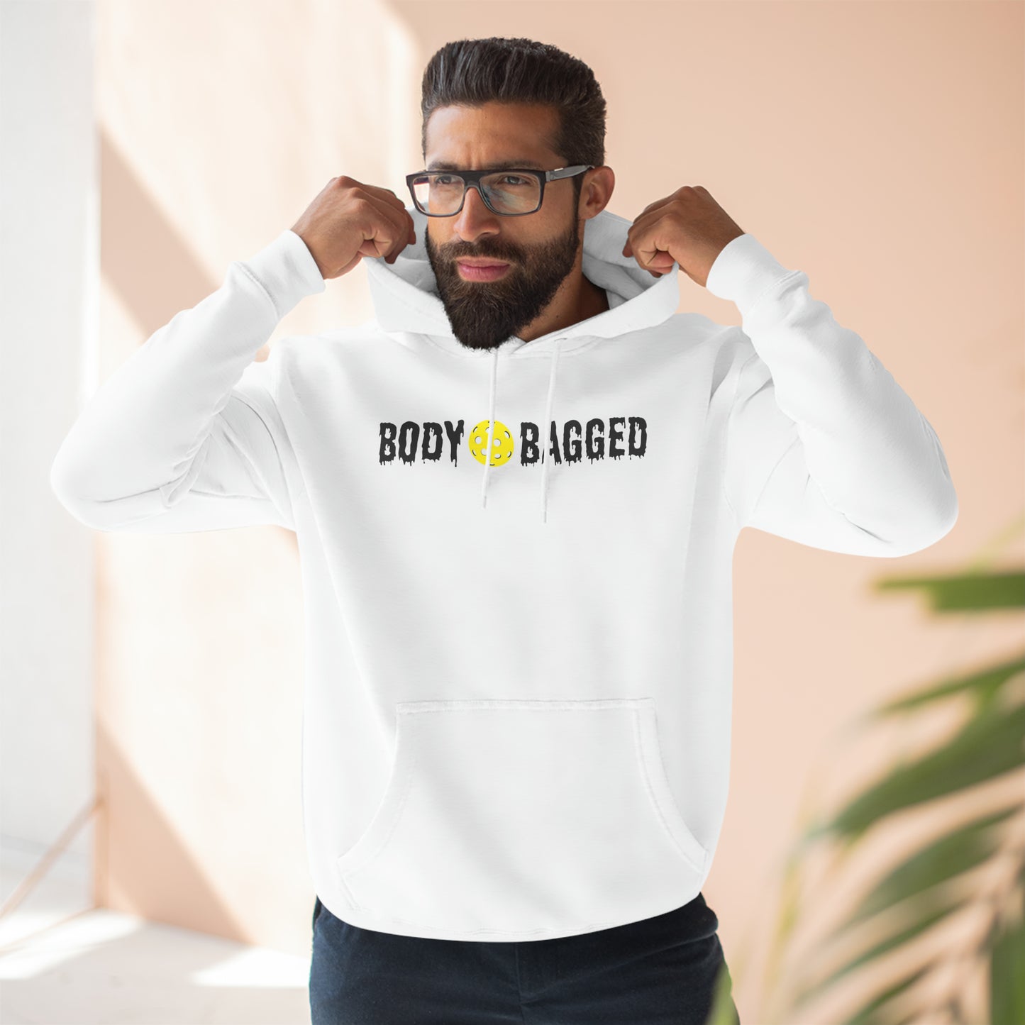 Body Bagged Pickleball Premium Unisex Pullover Hoodie