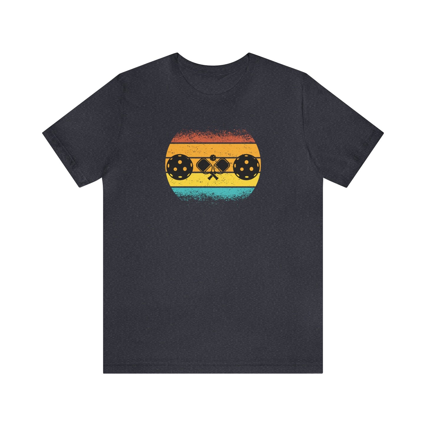 Unisex Tropical Pickleball Sunset Gorgeous Premium T-Shirt