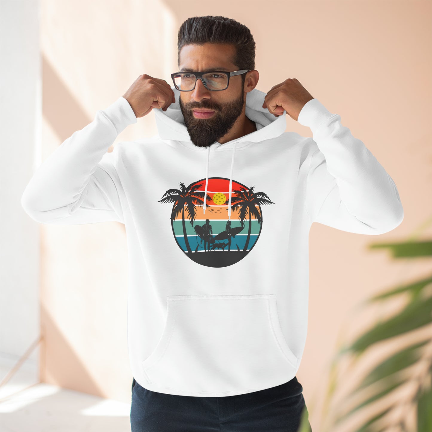 Pickleball Life Lifestyle Gorgeous Unisex Premium Pullover Hoodie