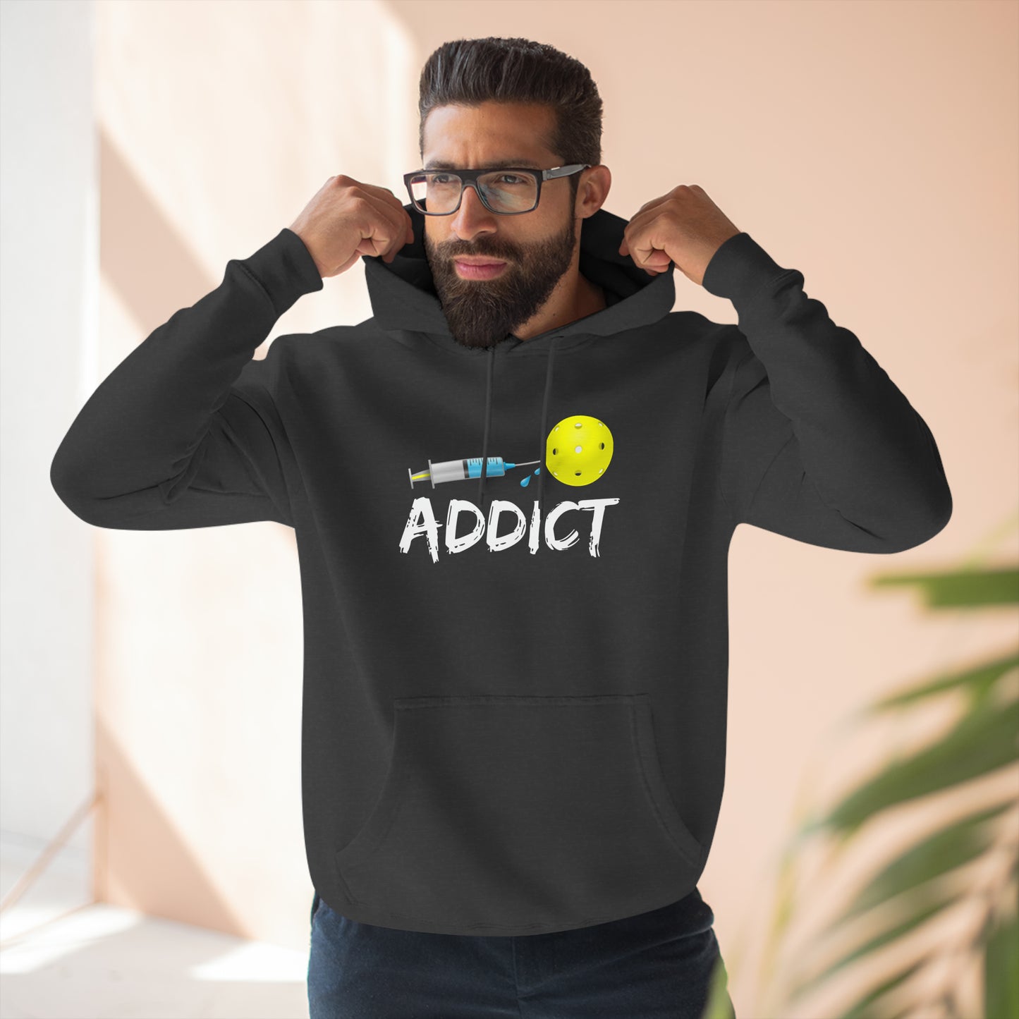 Pickleball Addict Unisex Premium Pullover Hoodie | Addicted